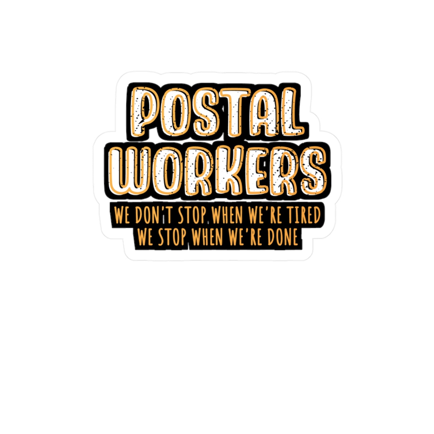 Postal Workers | Postal worker Sticker | Funny postal worker Decals | Postman Laptop Sticker | Postal worker Gift | Funny postal worker Gift