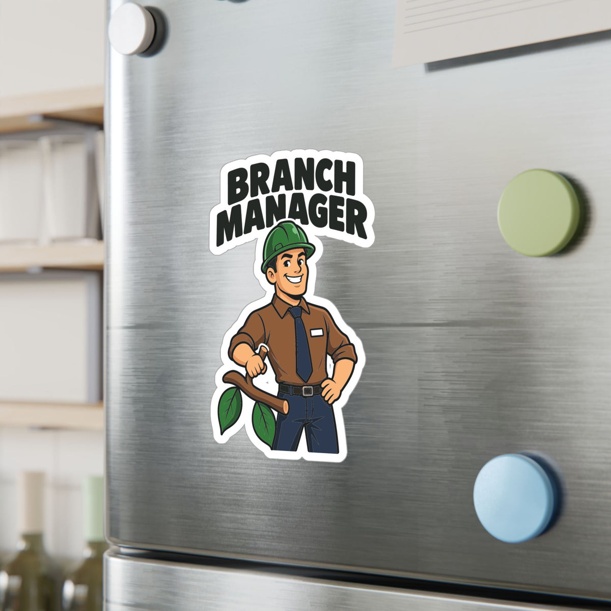 Tree Sticker - Branch Manager Design for Tree Workers, Laptop and Water Bottle Decals