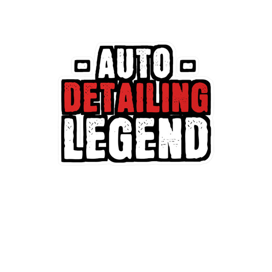 Auto Detailing Legend - Car-painter Sticker for Laptop Sticker. Water Bottle Sticker, Vinyl Auto-painter Decal - Car-painter Gift