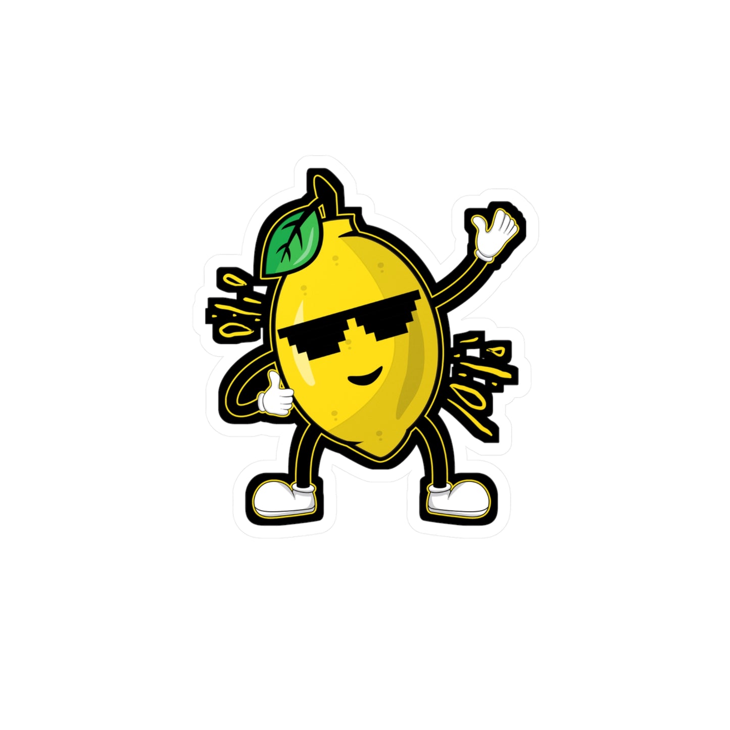 Lemon | Lemonade Sticker | Lemon Decals | Squeazy Laptop Sticker | Lemonade Gift | Lemon Gift