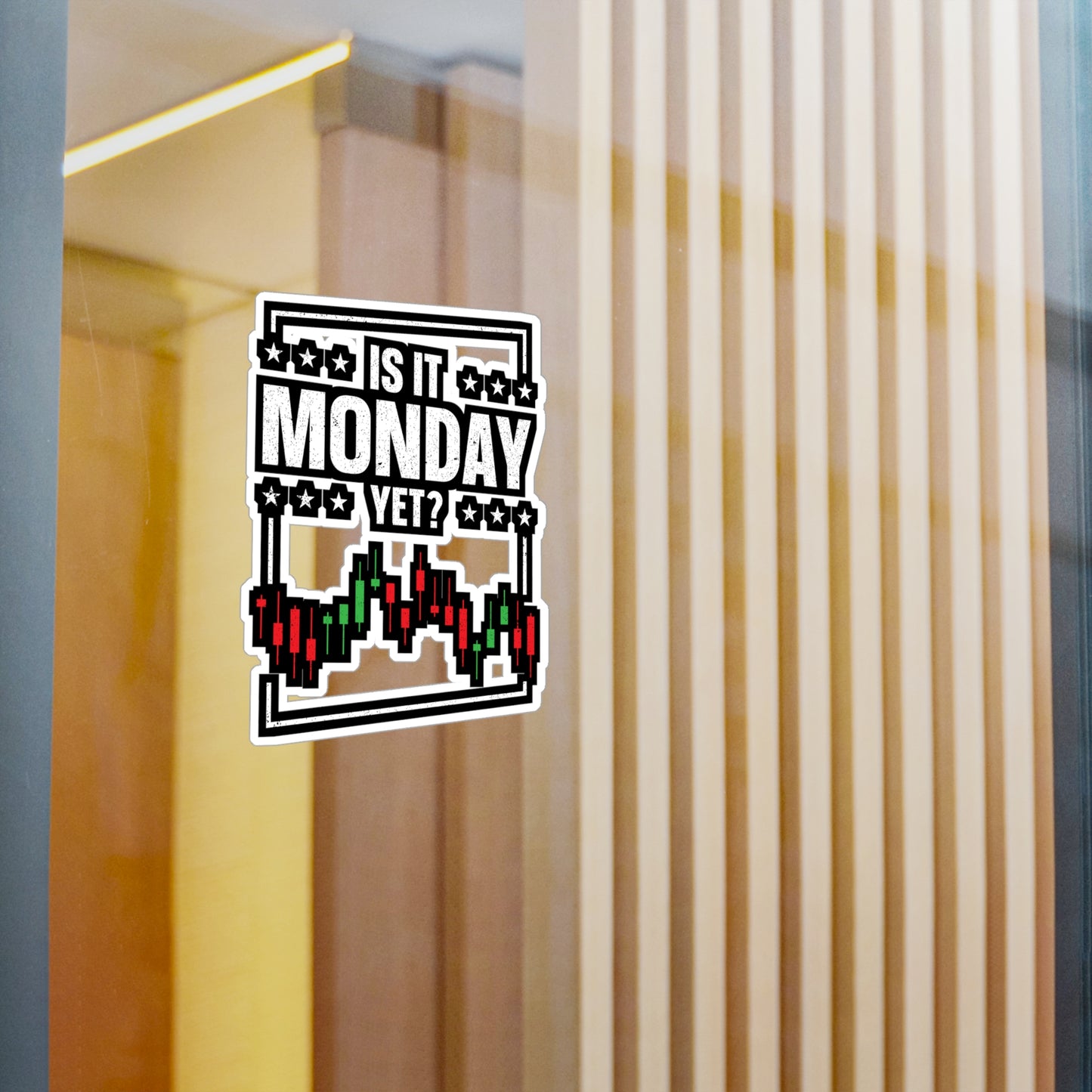 Is IT Monday Yet - Capitalist Sticker for Laptop Sticker. Water Bottle Sticker, Vinyl Capitalism Decal - Capitalist Gift