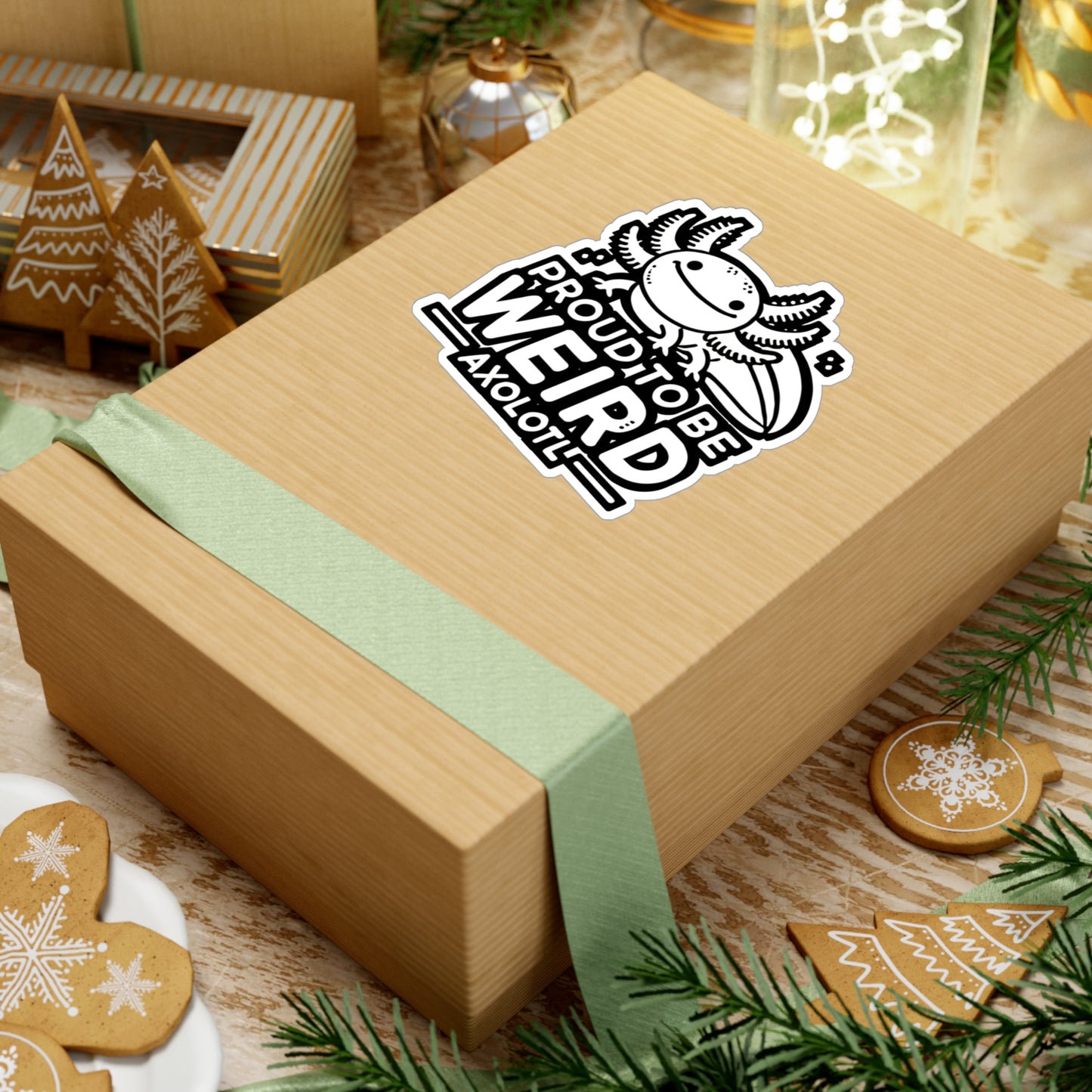 Proud To Be Weird Axolotl - Axolotl Sticker for Laptop Sticker. Water Bottle Sticker, Vinyl Salamander Decal - Axolotl Gift