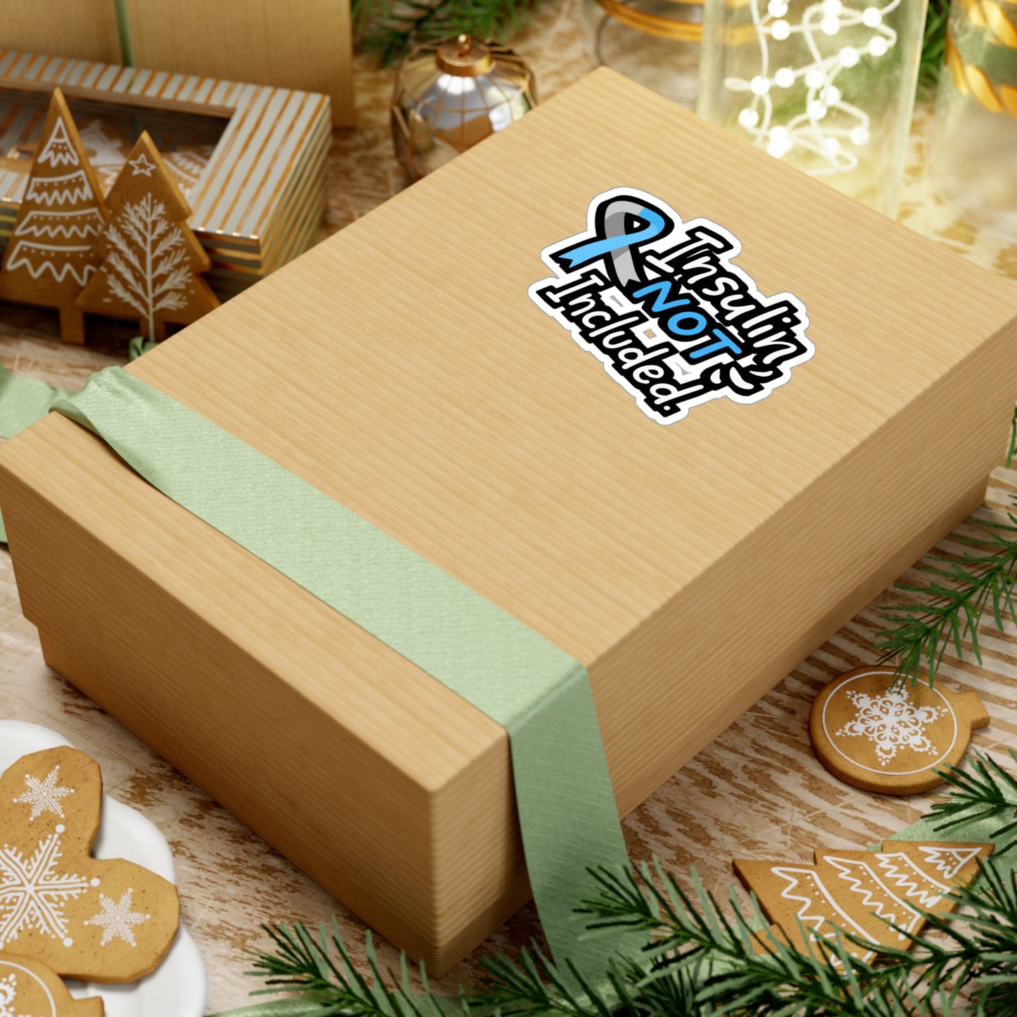 Insulin Not Included - Diabetes Sticker for Laptop Sticker. Water Bottle Sticker, Vinyl Insulin Decal - Diabetes Gift