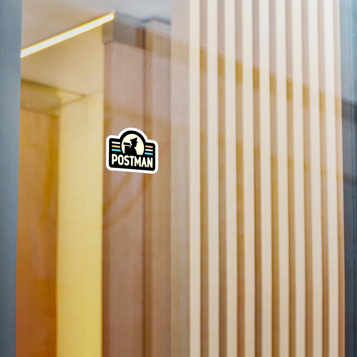 Postman - Postal worker Sticker for Laptop Sticker. Water Bottle Sticker, Vinyl Funny postal worker Decal - Postal worker Gift