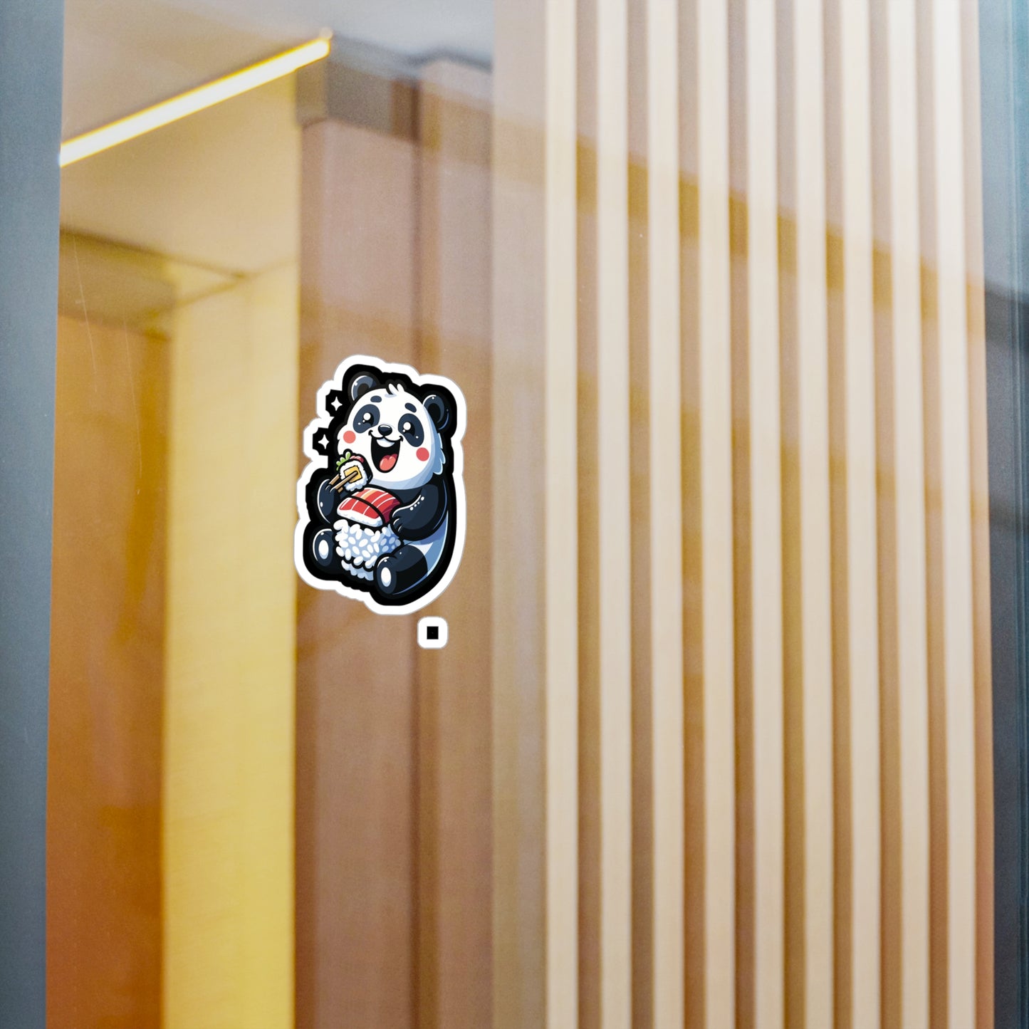 Panda Sushi Japanese Food - Sushi Sticker for Car Laptop Sticker. Water Bottle Sticker, Vinyl Fish Decal, Rolls Sticker - Sushi Gift