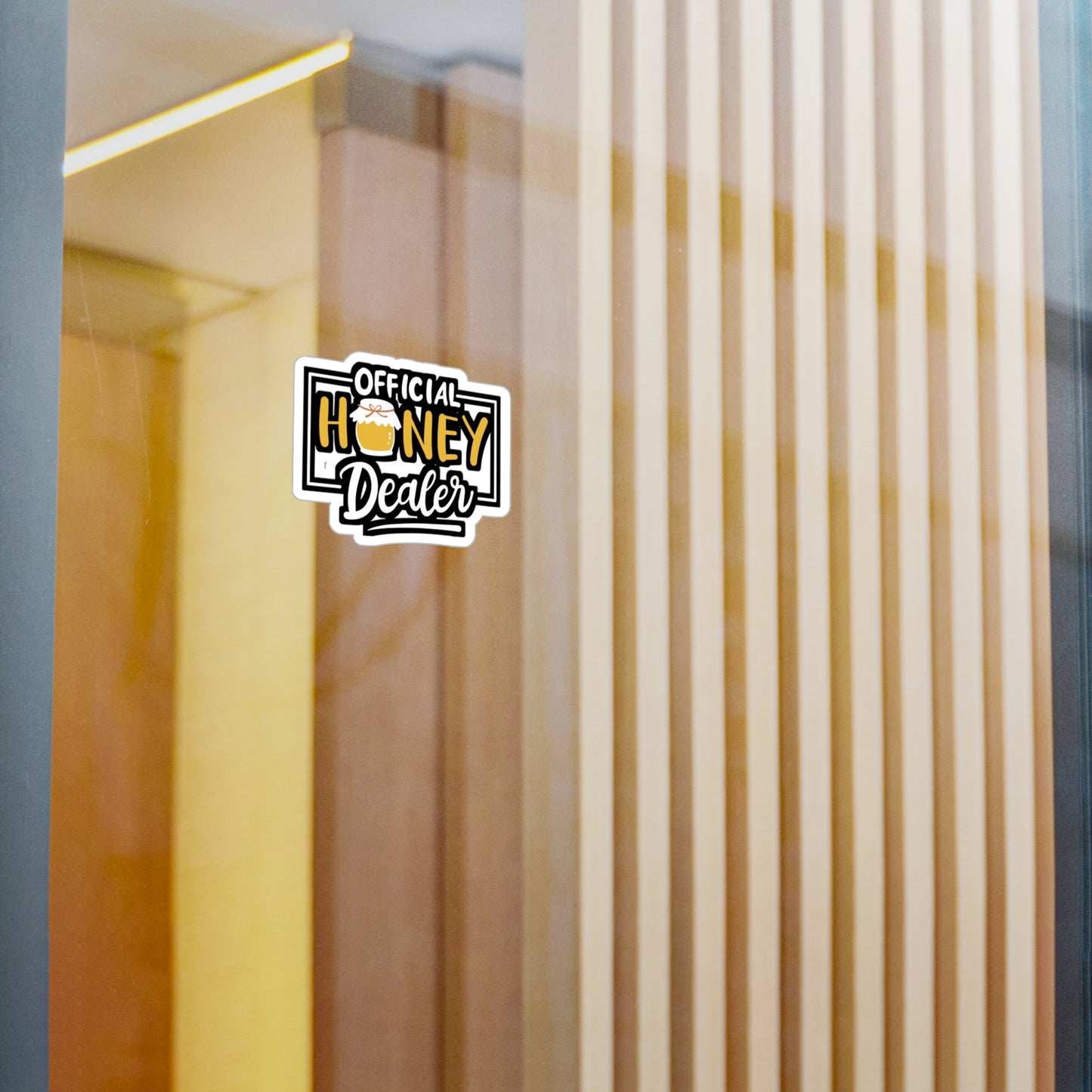 Official Honey Dealer - Beekeeping Sticker for Laptop Sticker. Water Bottle Sticker, Vinyl Brood Decal - Beekeeping Gift