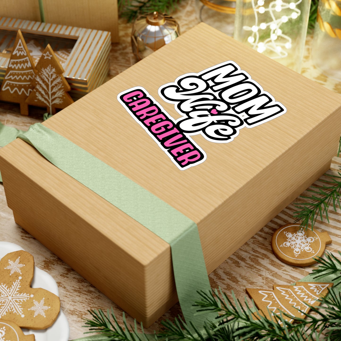 MOM WIFE CAREGIVER | Nurse Sticker | Caregiver Decals | Nursing-student Laptop Sticker | Nurse Gift | Caregiver Gift