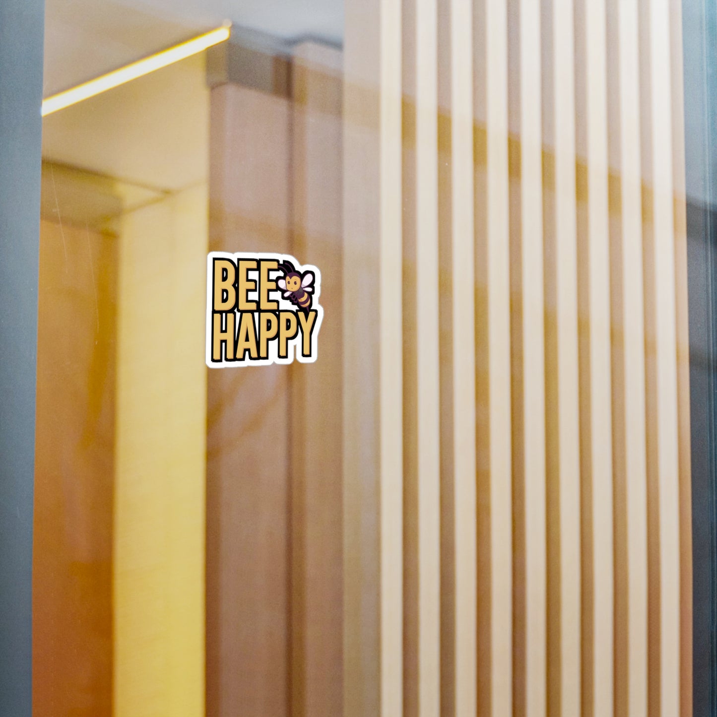 Be happy - Beekeeper Sticker for Wall, Laptop, Window, Truck, Car Beekeeper Gift Vinyl Beekeepers Decal Sticker