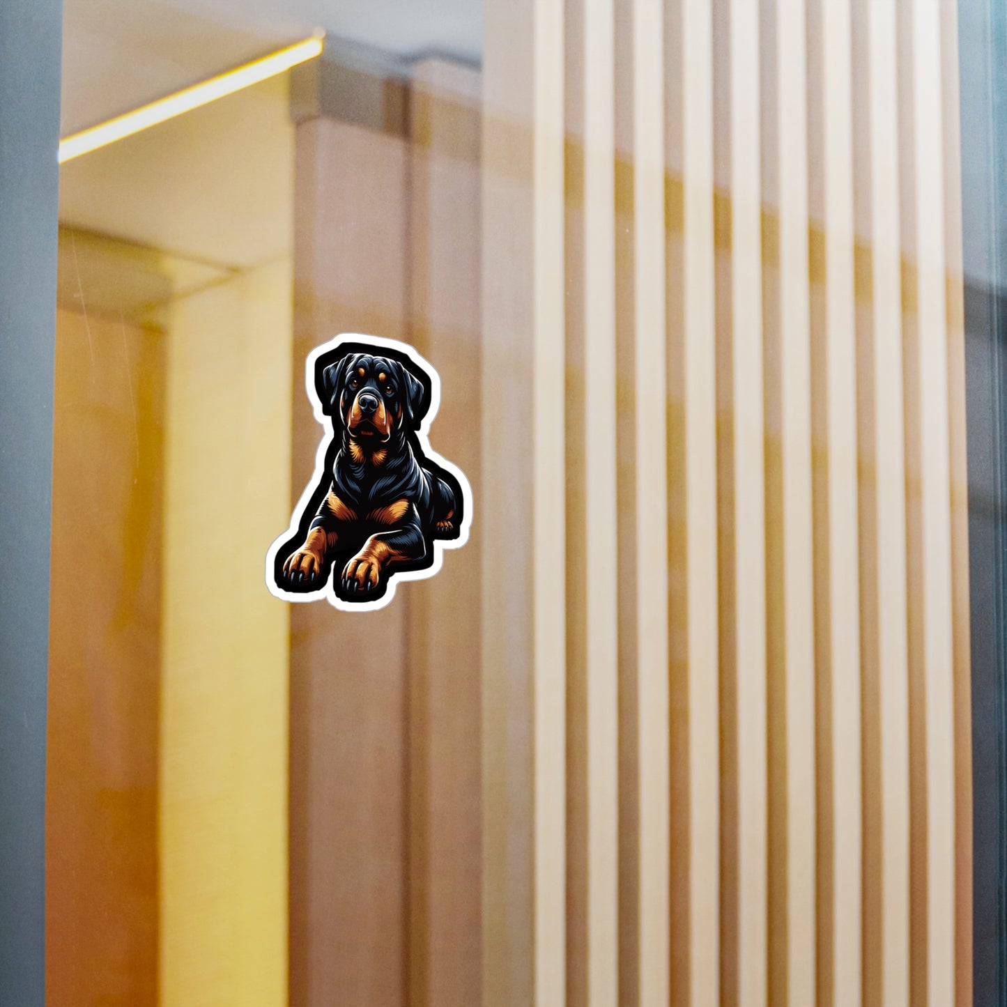 Rottweiler - Rottweiler Sticker for Car Window Laptop Sticker. Water Bottle Sticker, Vinyl Guard Decal, Powerful Sticker - Rottweiler Gift