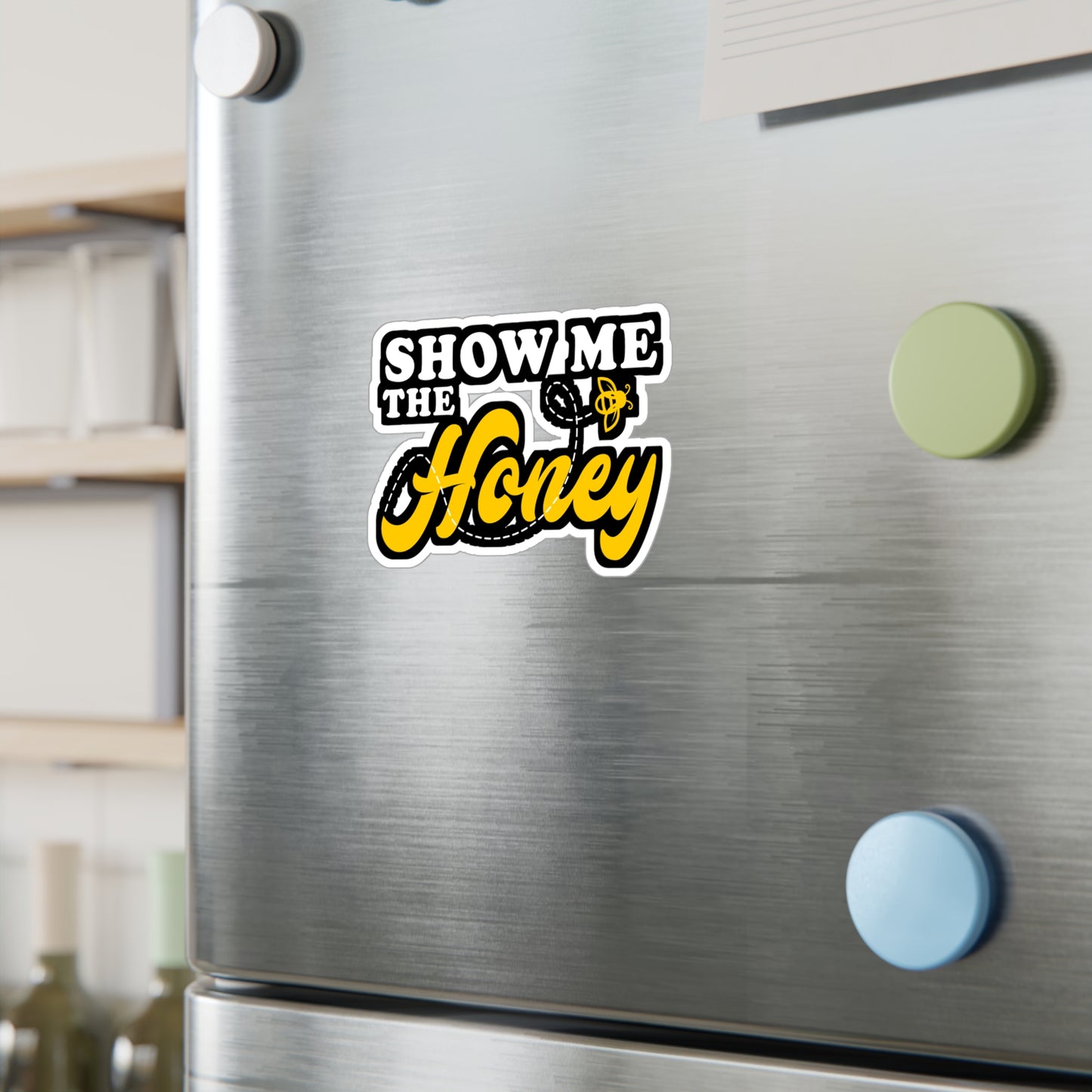 Show Me The Honey | Honeybee Sticker | Queen Decals | Crown Laptop Sticker | Honeybee Gift | Queen Gift