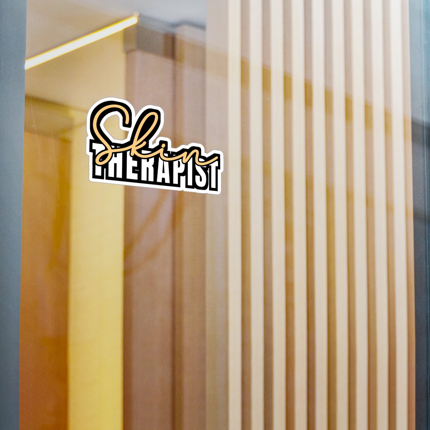 Skin Therapist | Beautician Sticker | Esthetician Decals | Makeup-artist Laptop Sticker | Beautician Gift | Esthetician Gift