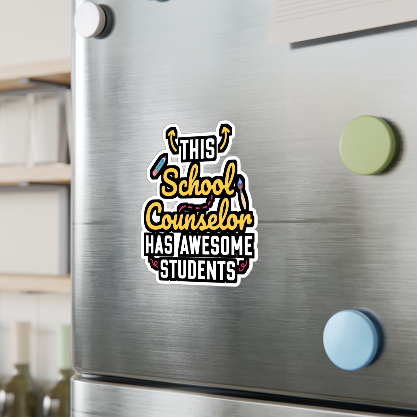 This School Counselor has Awesome Students | School-counselor Sticker | Counselor Decals | School-counselor Gift