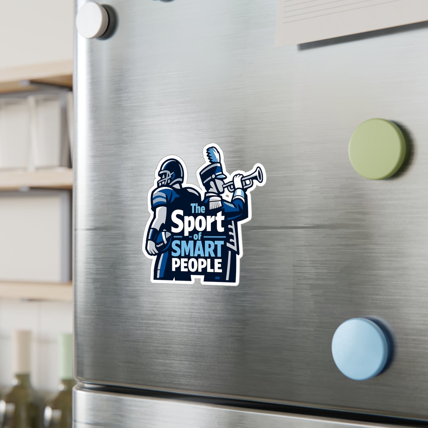 Marching Band Sticker "The Sport of Smart People" Vinyl Waterproof decals for Laptop Water Bottle Drummer Band Director Mellophone
