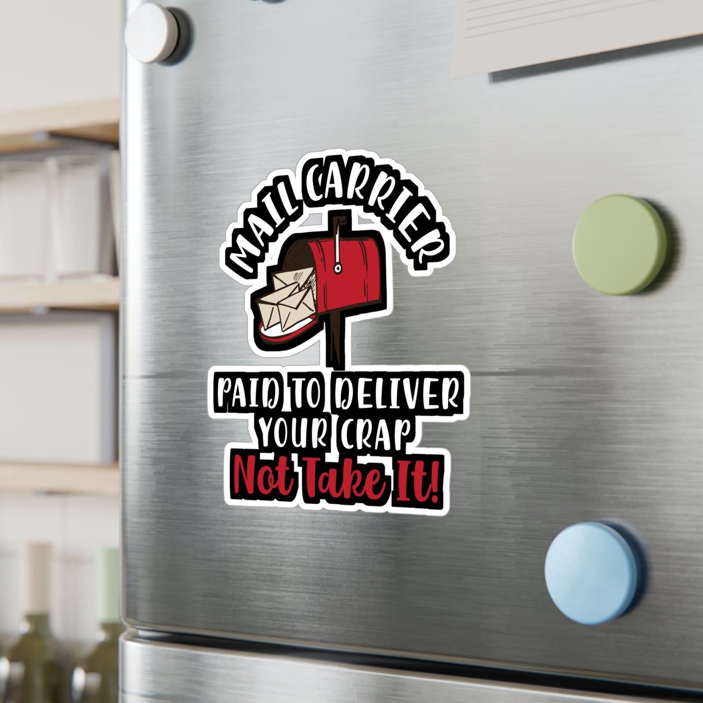 Mail Carrier | Postal worker Sticker | Funny postal worker Decals | Postman Laptop Sticker | Postal worker Gift | Funny postal worker Gift