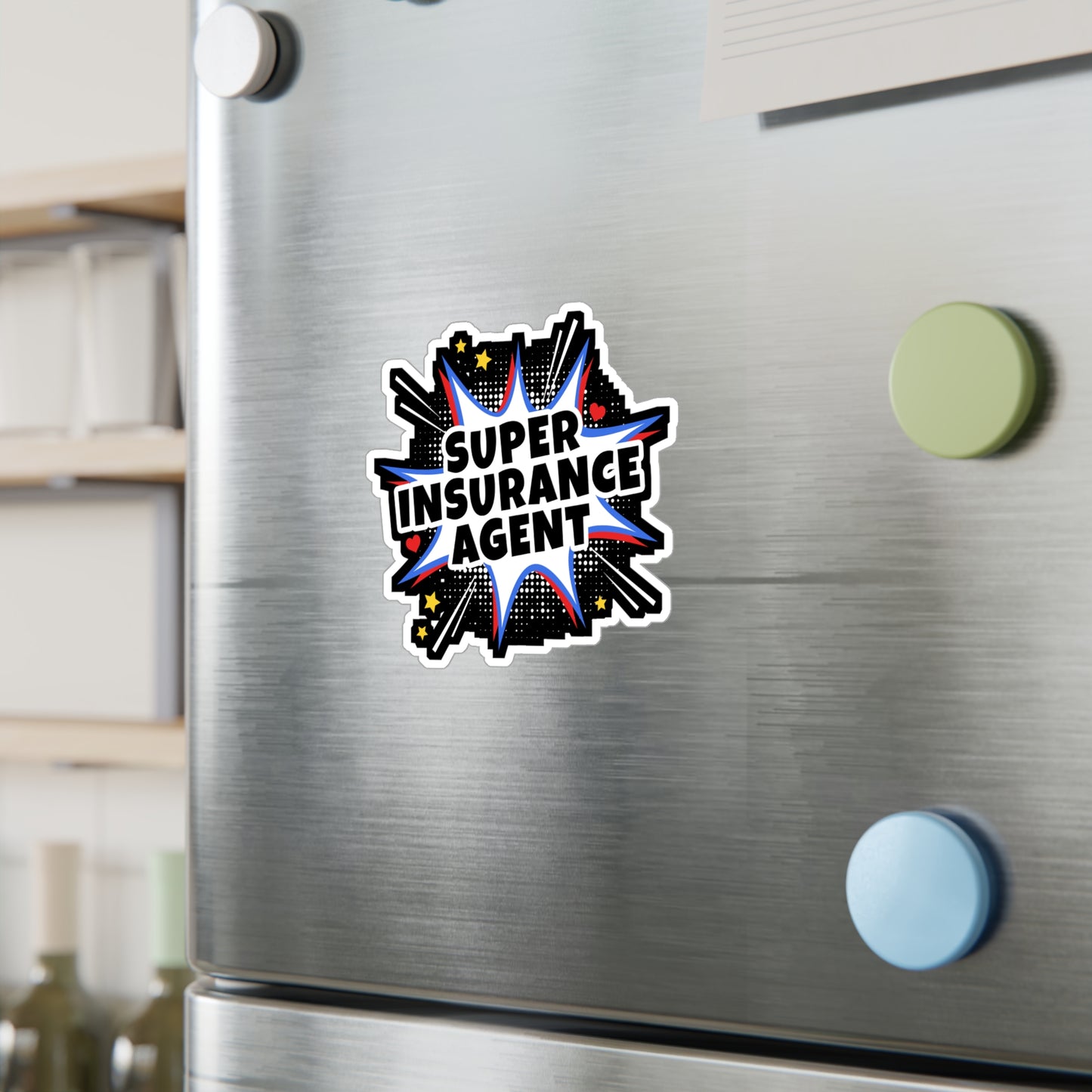 Super Insurance Agent | Insurance-agent Sticker | Policy Decals | Premium Laptop Sticker | Insurance-agent Gift | Policy Gift