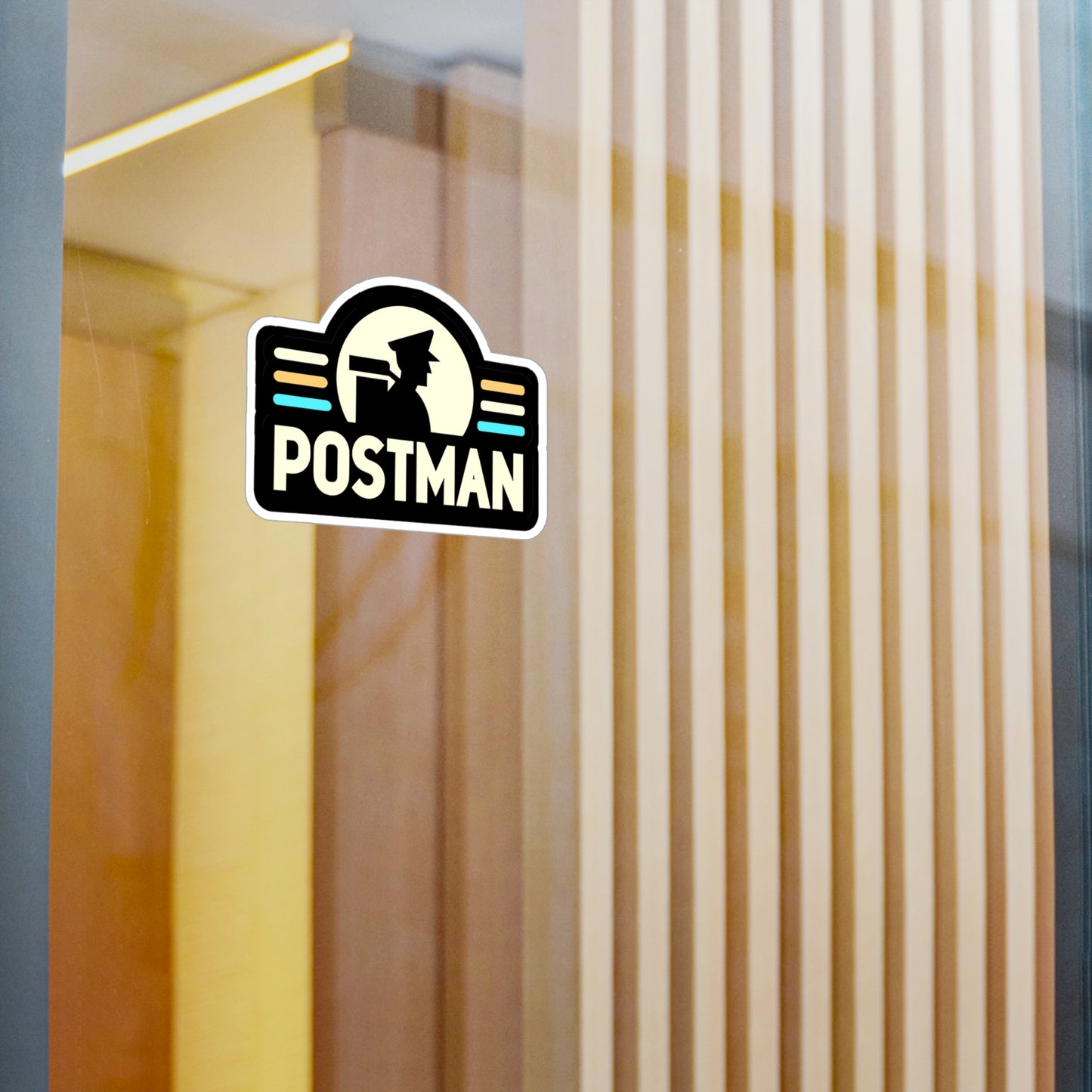 Postman - Postal worker Sticker for Laptop Sticker. Water Bottle Sticker, Vinyl Funny postal worker Decal - Postal worker Gift