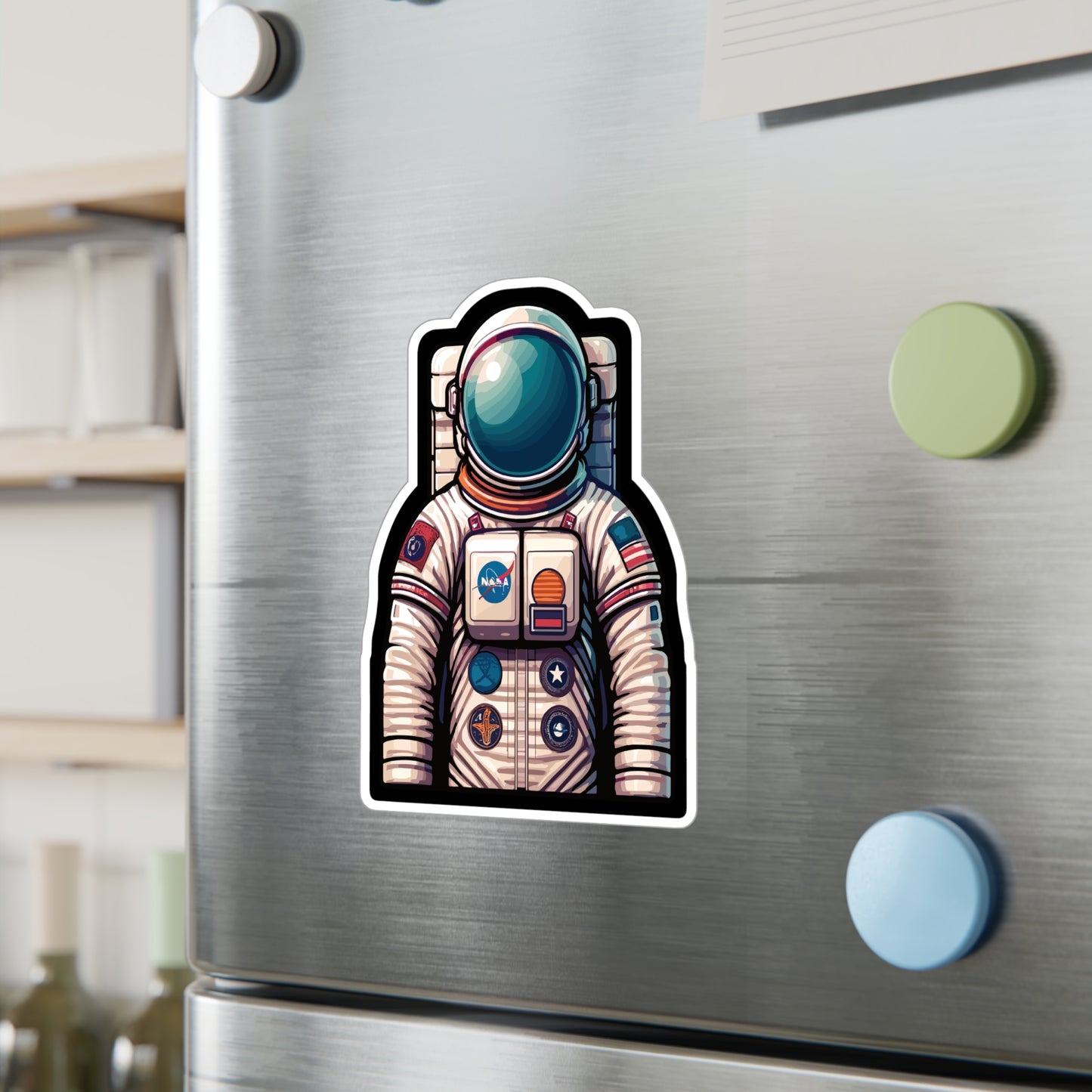 Astronaut - Space Sticker for Car Window Laptop Wall Sticker. Water Bottle Sticker, Vinyl Astronaut Decal, Cosmos Sticker - Space Gift