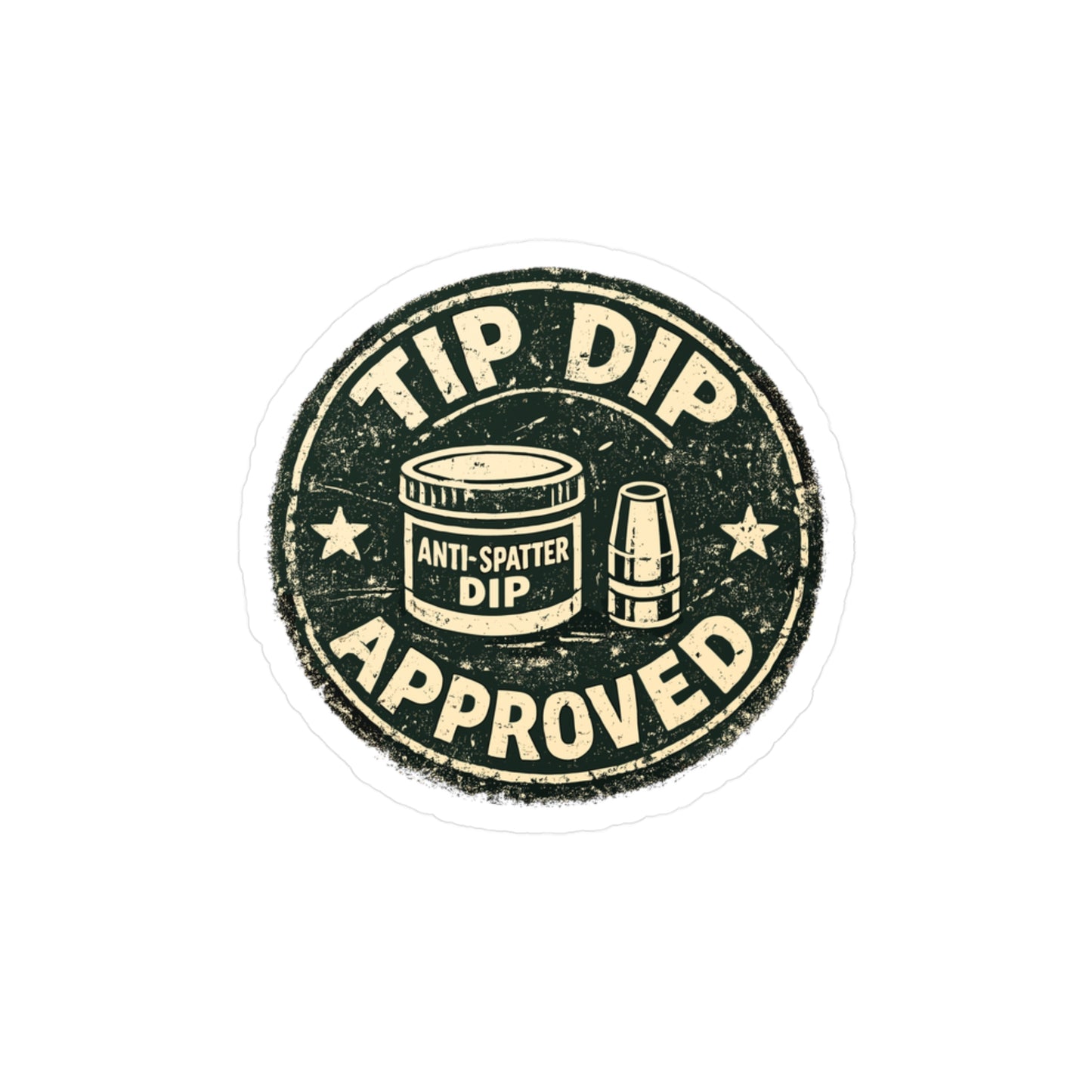 Welder Sticker Tip dip approved Funny Welding Decals for Fabricator, Waterproof Vinyl for Laptop Water Bottle, Arch Welding Design