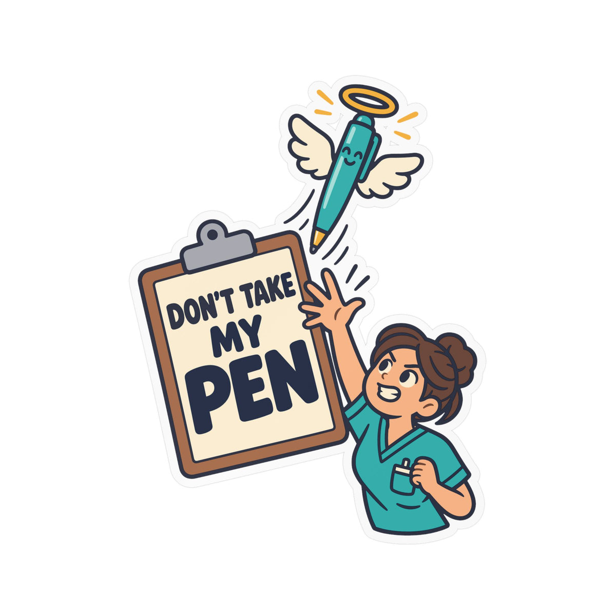 Nurse Sticker Don’t Take My Pen, Waterproof Vinyl Decals for Laptop, Water Bottle, Nursing Student Gift
