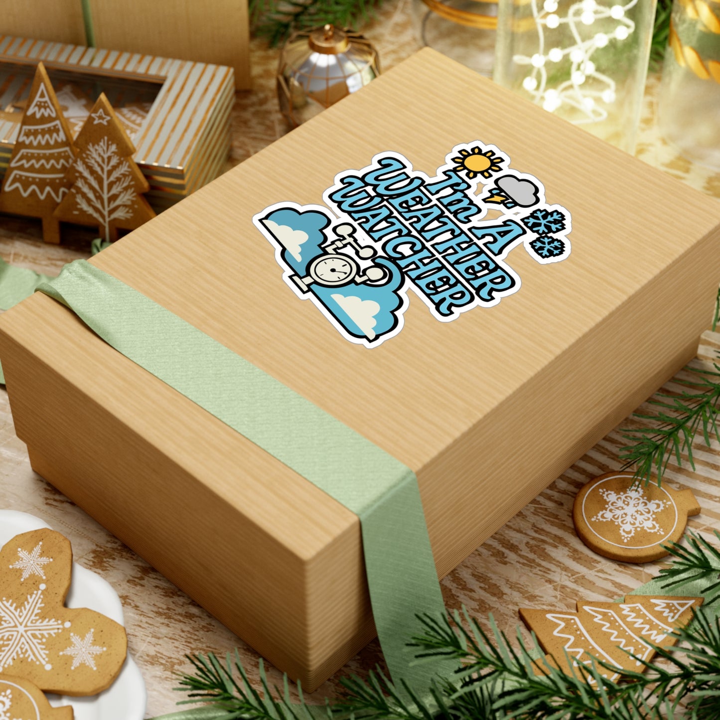 I'm a Weather Watcher – Forecasting Sticker for Laptop or Water Bottle | Meteorology Gift, Tornado Vinyl Decal, Storm Chaser Accessory