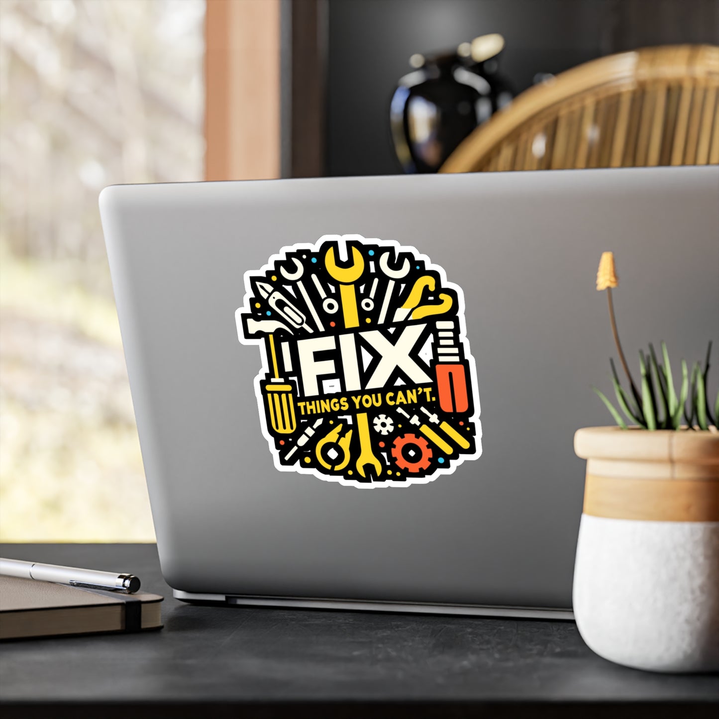 I fix things you can't  - Auto-mechanic Sticker for Laptop Sticker. Water Bottle Sticker, Vinyl Mechanic Decal - Auto-mechanic Gift