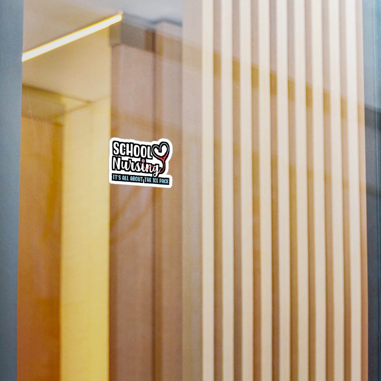 School Nursing It's All About the Ice Pack | School-nurse Sticker | Nursery Decals | School-nurse Gift