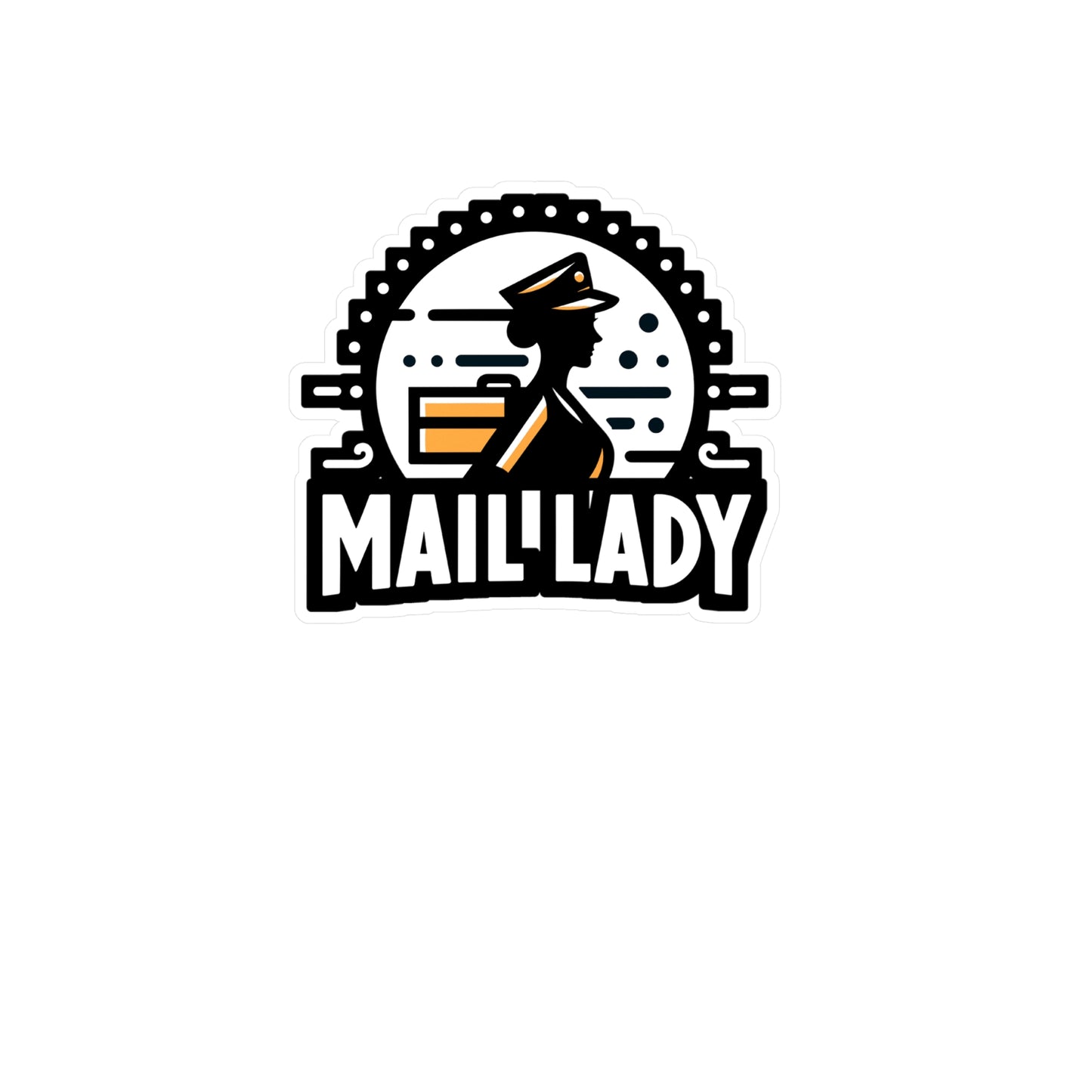 Mail Lady - Postal worker Sticker for Car Laptop Sticker. Water Bottle Sticker, Vinyl Funny postal worker Decal - Postal worker Gift