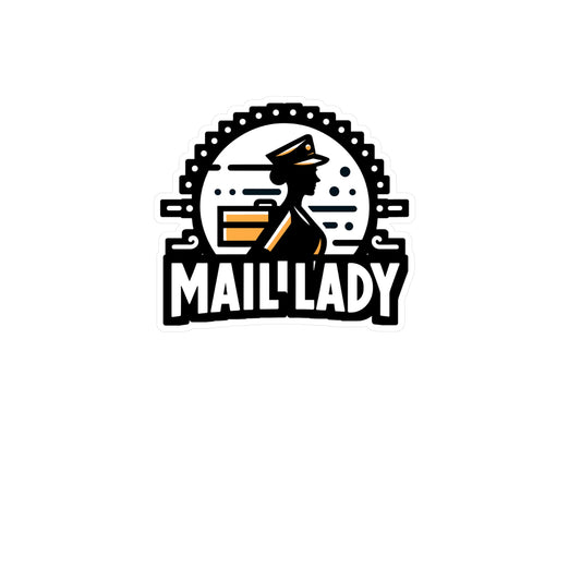 Mail Lady - Postal worker Sticker for Car Laptop Sticker. Water Bottle Sticker, Vinyl Funny postal worker Decal - Postal worker Gift