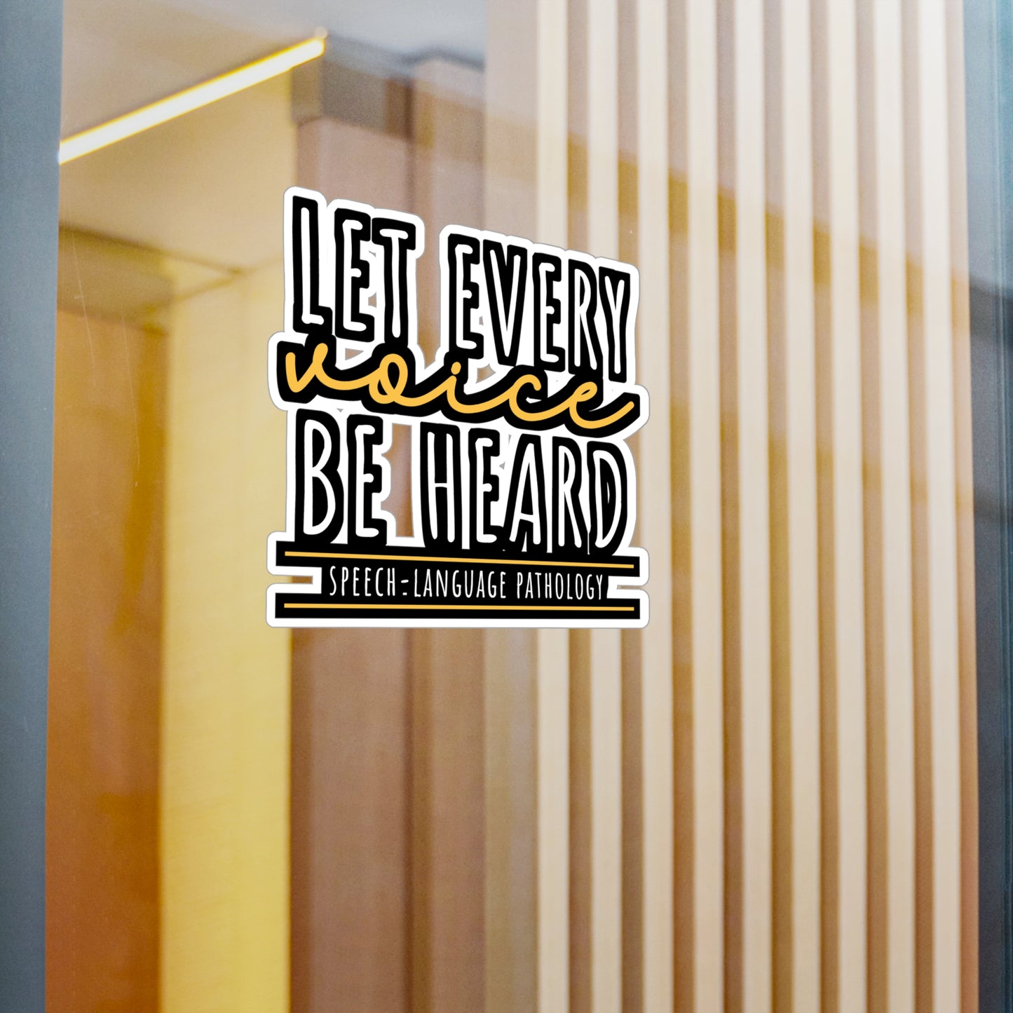 Let Every Voice Be Heard Speech-Language Pathology | Speech-pathology Sticker | Phoneme Decals | Speech-pathology Gift