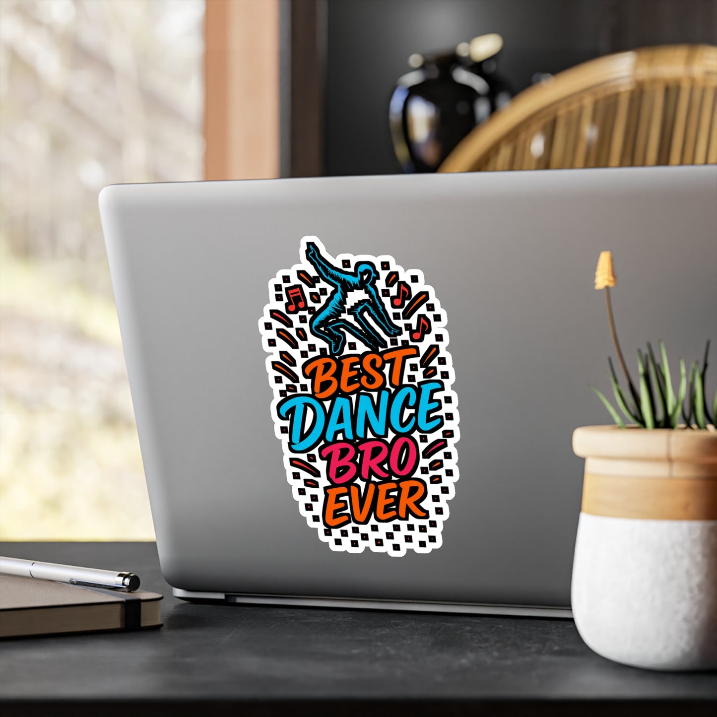 Best Dance Bro Ever – Vinyl Sticker for Laptop or Water Bottle | Performing Arts & Dancer Gift