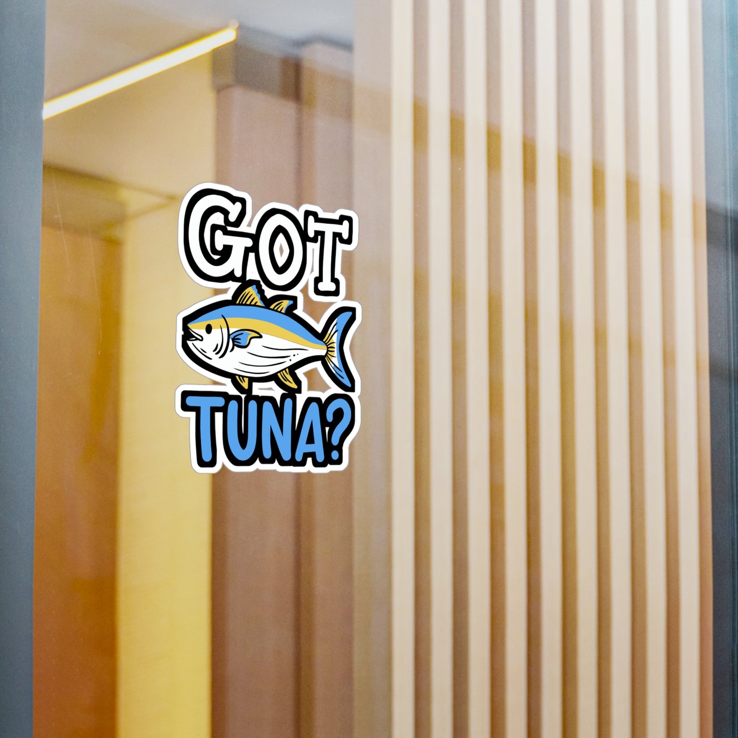 Got Tuna - Bluefin Sticker for Car Window Laptop Sticker. Water Bottle Sticker, Vinyl Tuna Decal, Trolling Sticker - Bluefin Gift