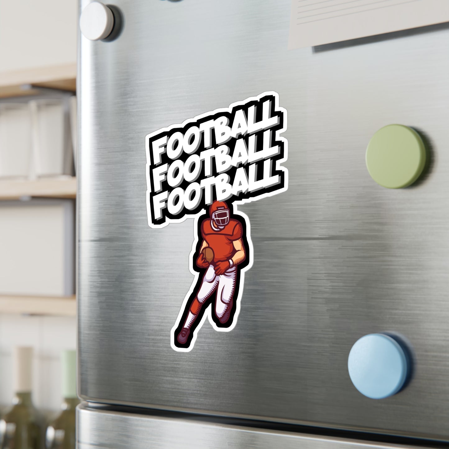 American Football - Rugby Sticker for Car, Wall, Laptop, Window, Truck Rugby Gift Vinyl Football Decal Sticker