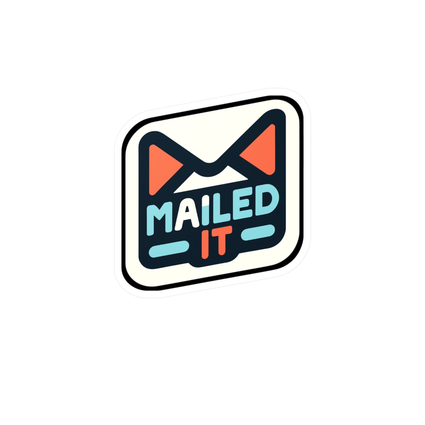 Mailed It - Postal worker Sticker for Laptop Sticker. Water Bottle Sticker, Vinyl Funny postal worker Decal - Postal worker Gift