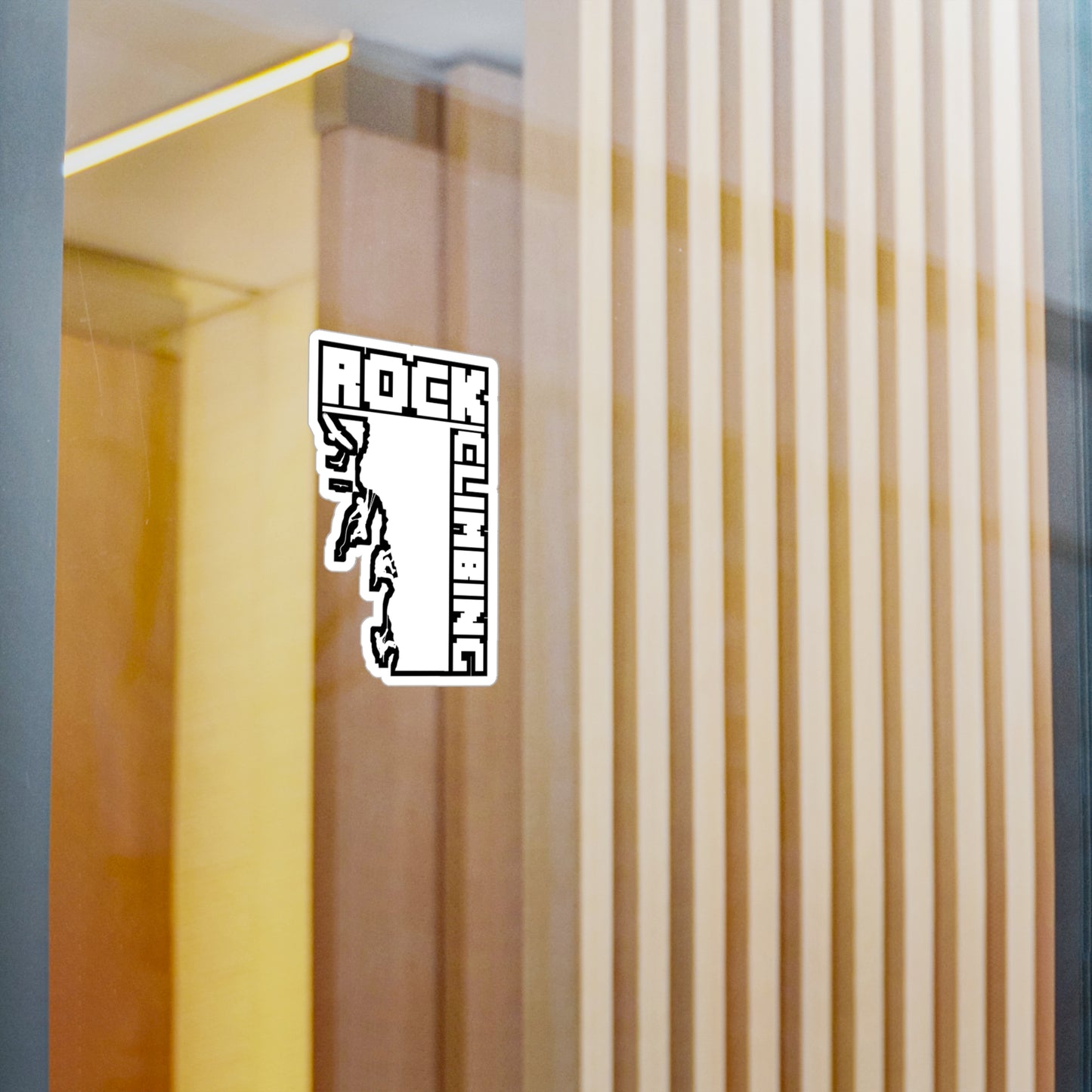 Rock Climbing - Climbing Sticker for Laptop Sticker. Water Bottle Sticker, Vinyl Bouldering Decal - Climbing Gift