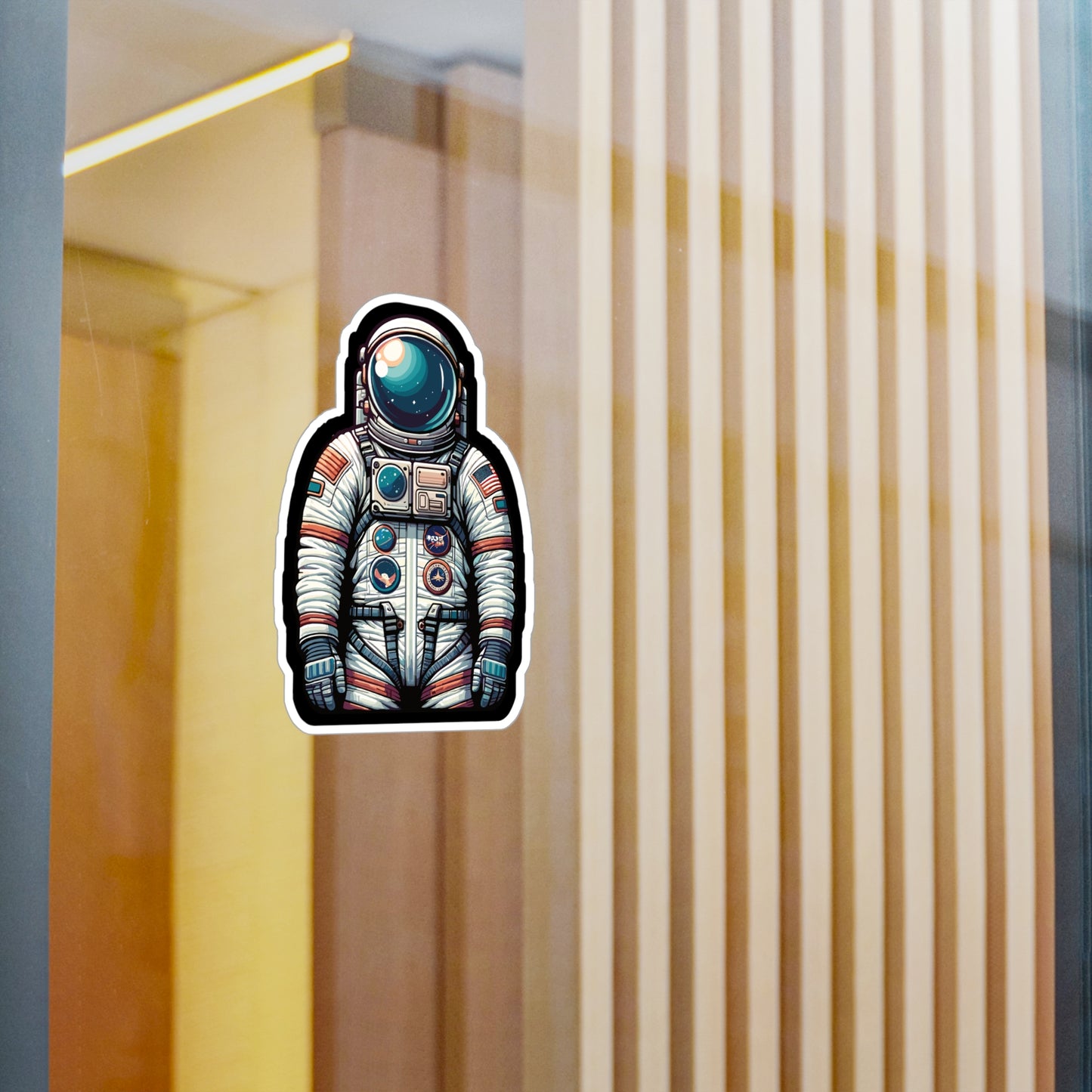 Astronaut - Space Sticker for Car Window Wall Laptop Sticker. Water Bottle Sticker, Vinyl Astronaut Decal, Cosmos Sticker - Space Gift