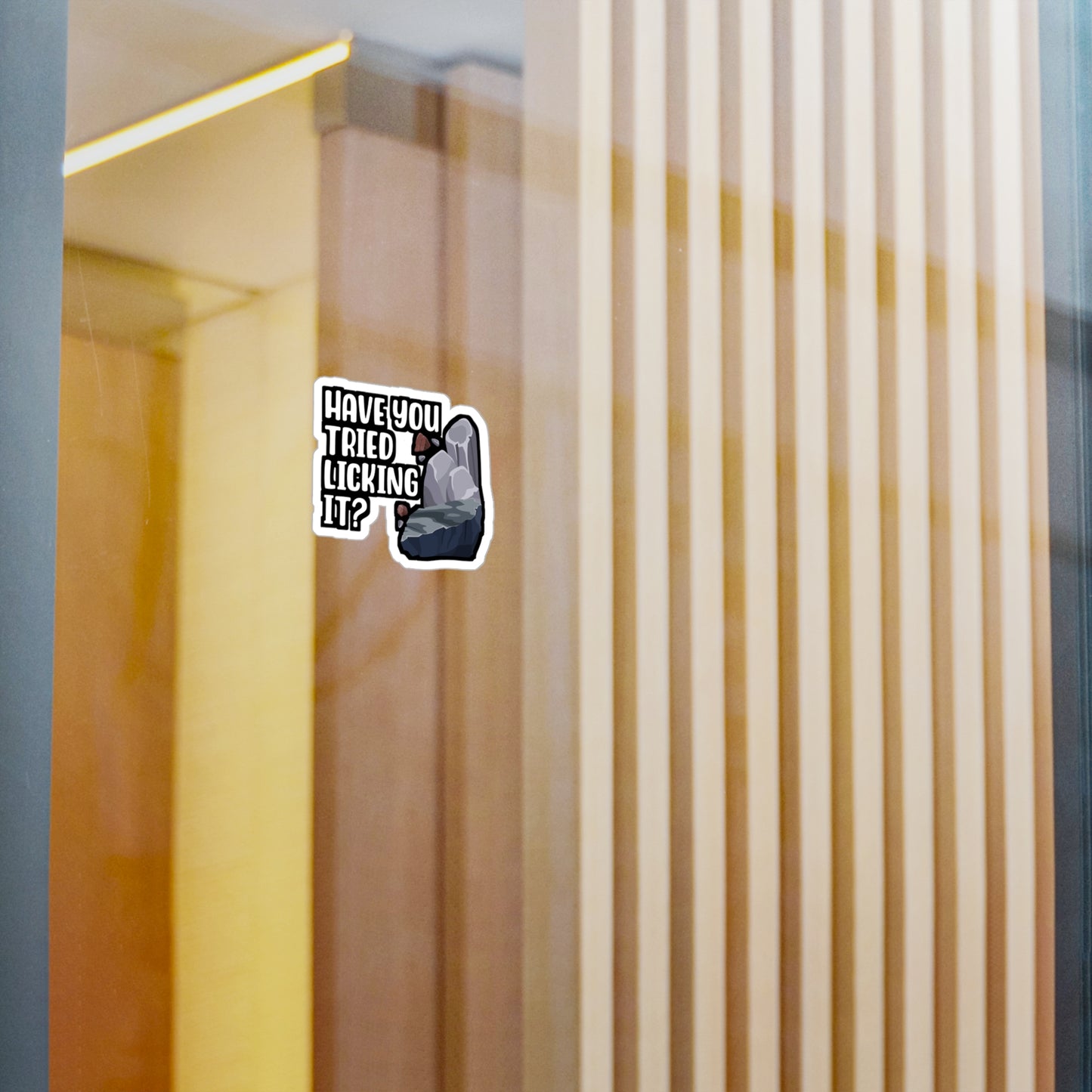 Have You Tried Licking It - Geology Sticker for Laptop Sticker. Water Bottle Sticker, Vinyl Geologist Decal - Geology Gift