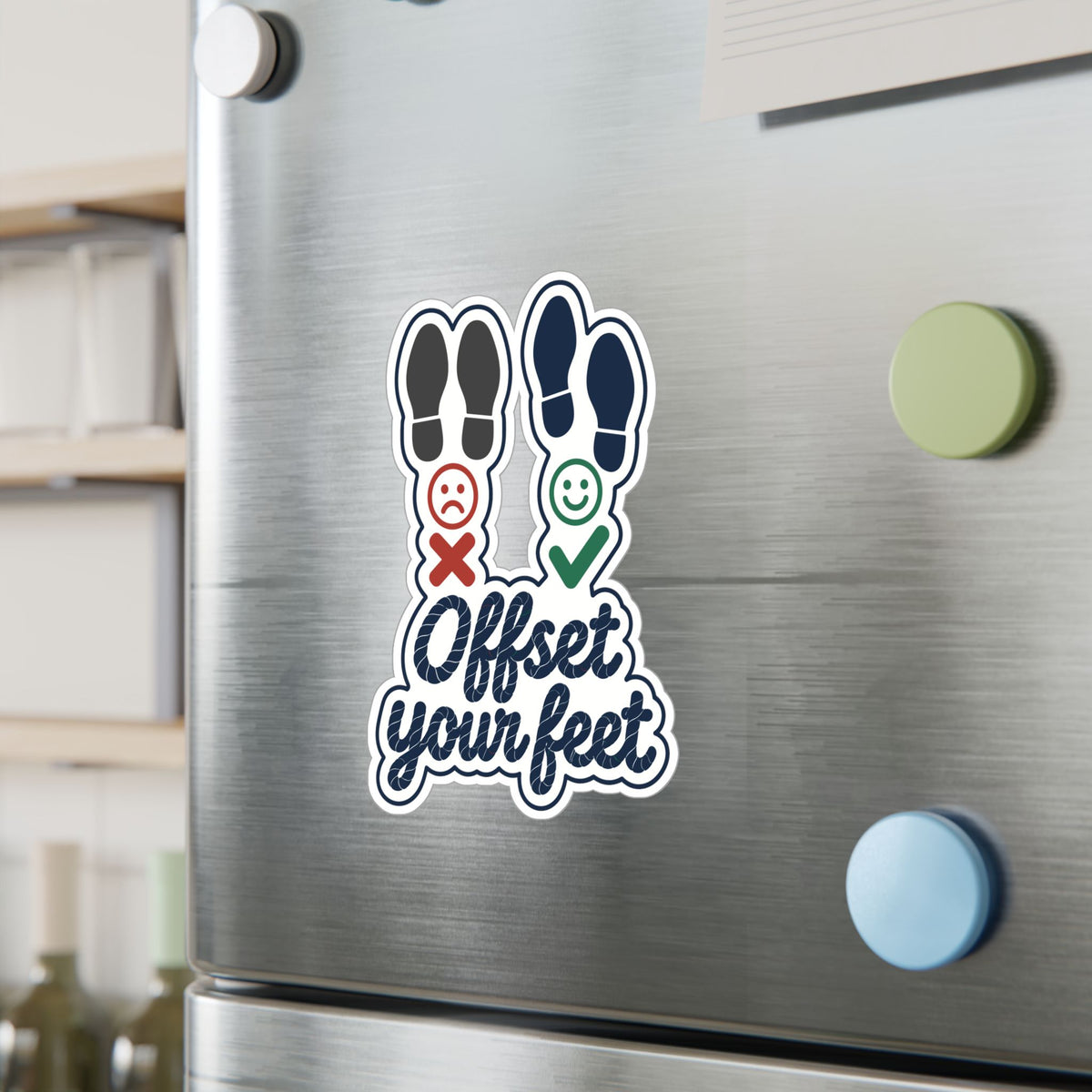 Line Dance Sticker – Offset Your Feet Design for Country-Life Fans, Western Dancer Decals for Laptop or Water Bottle