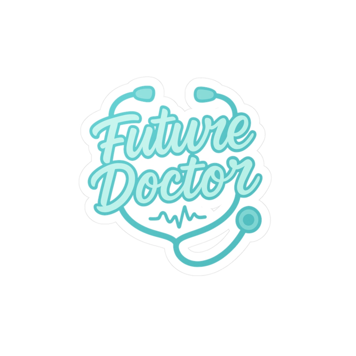 Future Doctor - Medicine Sticker for Laptop or Water Bottle – Gift for Medical Students or Aspiring Doctors