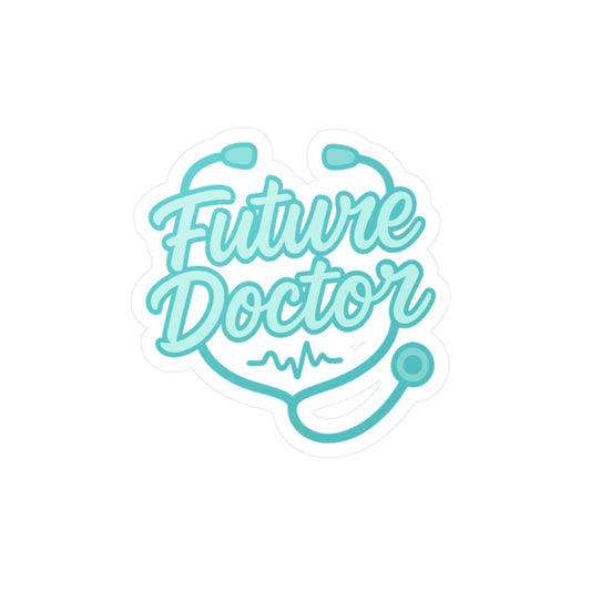 Future Doctor - Medicine Sticker for Laptop or Water Bottle – Gift for Medical Students or Aspiring Doctors