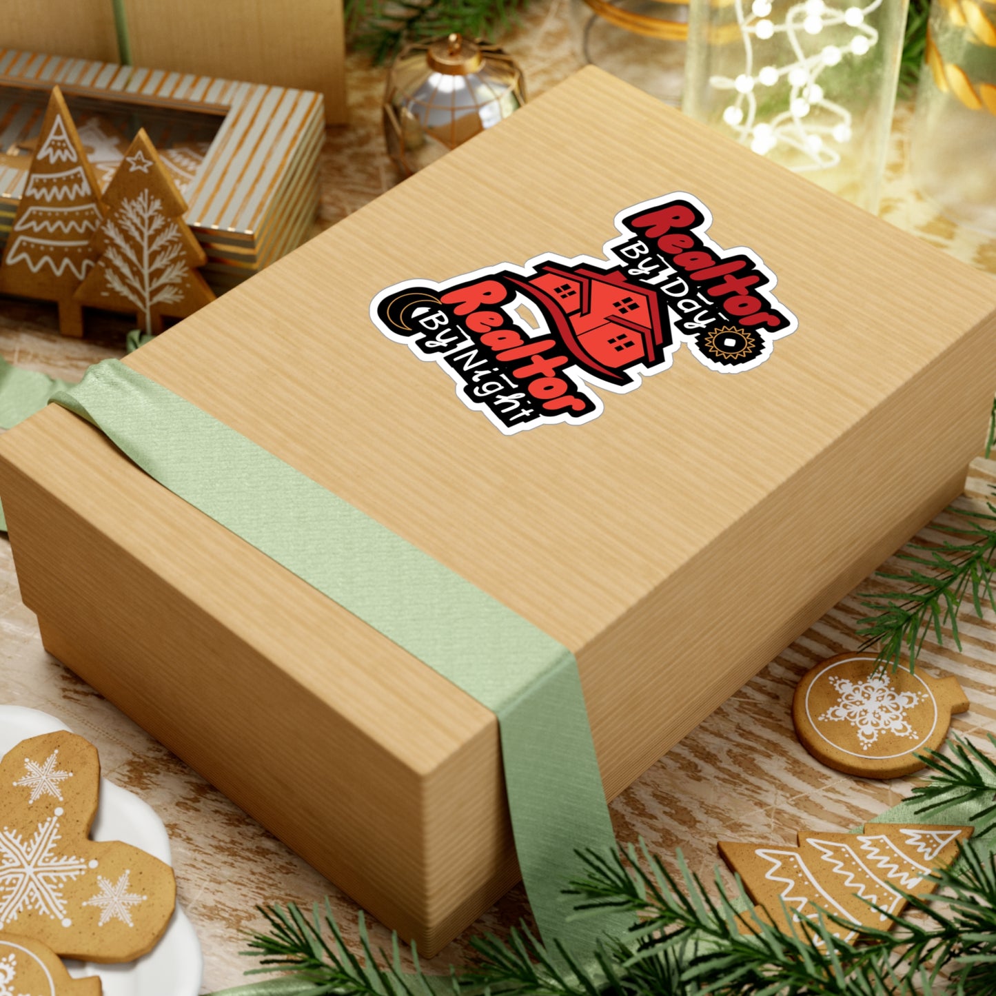 Realtor By Day Realtor By Night - Realtor Sticker for Wall, Laptop, Window, Truck, Car Realtor Gift Vinyl Real estate Decal Sticker