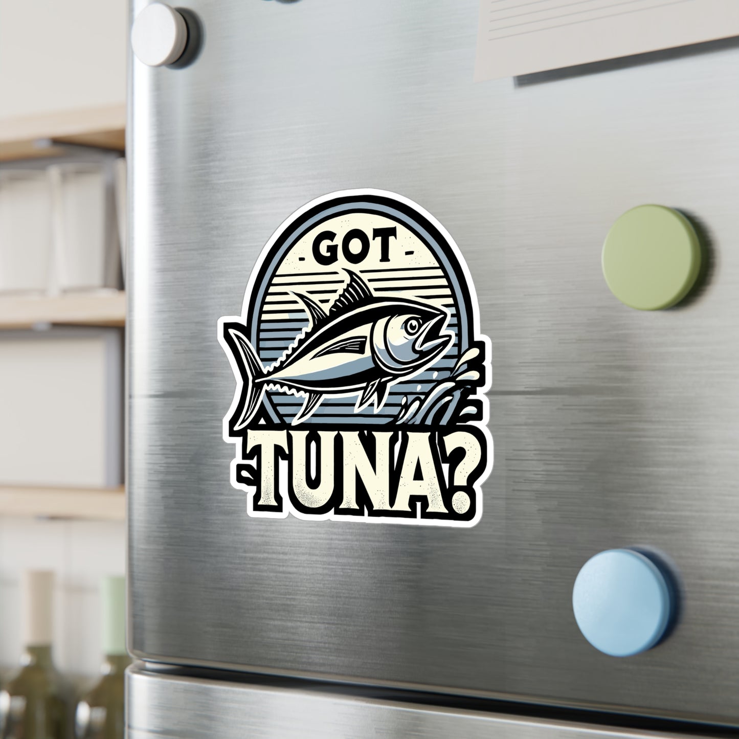 Got Tuna? - Tuna Sticker for Car Window Laptop Sticker. Water Bottle Sticker, Vinyl Fishing Decal, Seafood Sticker - Tuna Gift