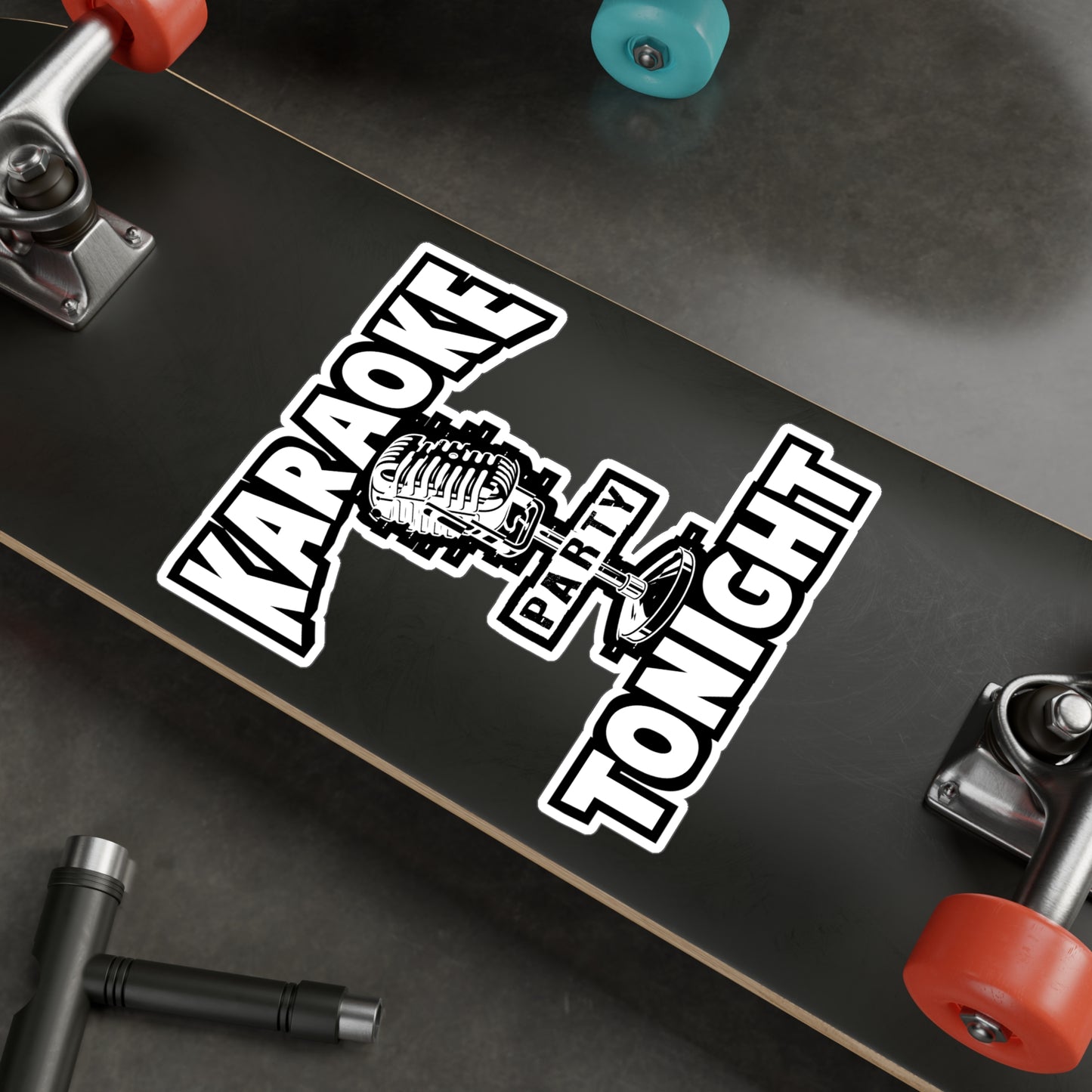 Karaoke Party Tonight - Karaoke Sticker for Laptop Sticker. Water Bottle Sticker, Vinyl Karaoke party Decal - Karaoke Gift