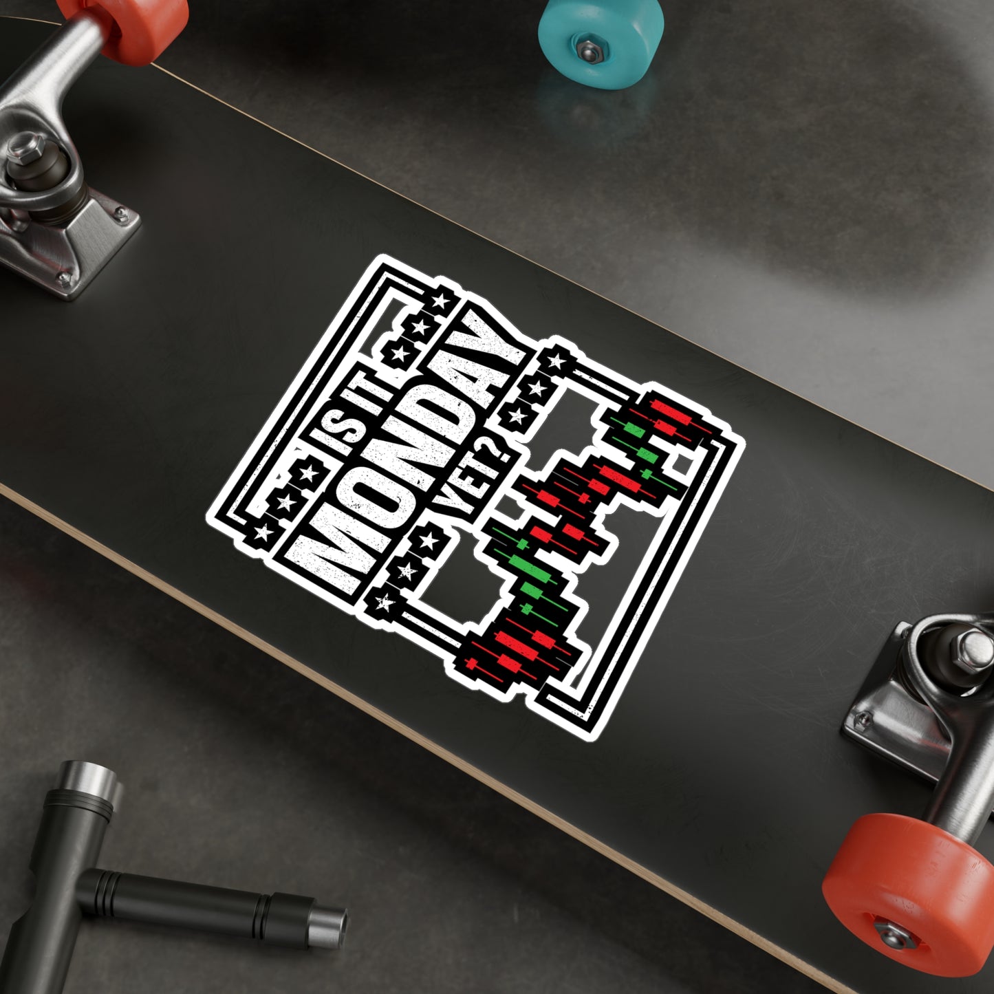 Is IT Monday Yet - Capitalist Sticker for Laptop Sticker. Water Bottle Sticker, Vinyl Capitalism Decal - Capitalist Gift