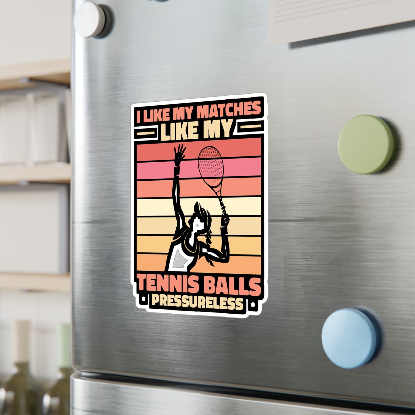 I Like My Matches - Padel Sticker for Laptop Sticker. Water Bottle Sticker, Vinyl Padel court Decal - Padel Gift