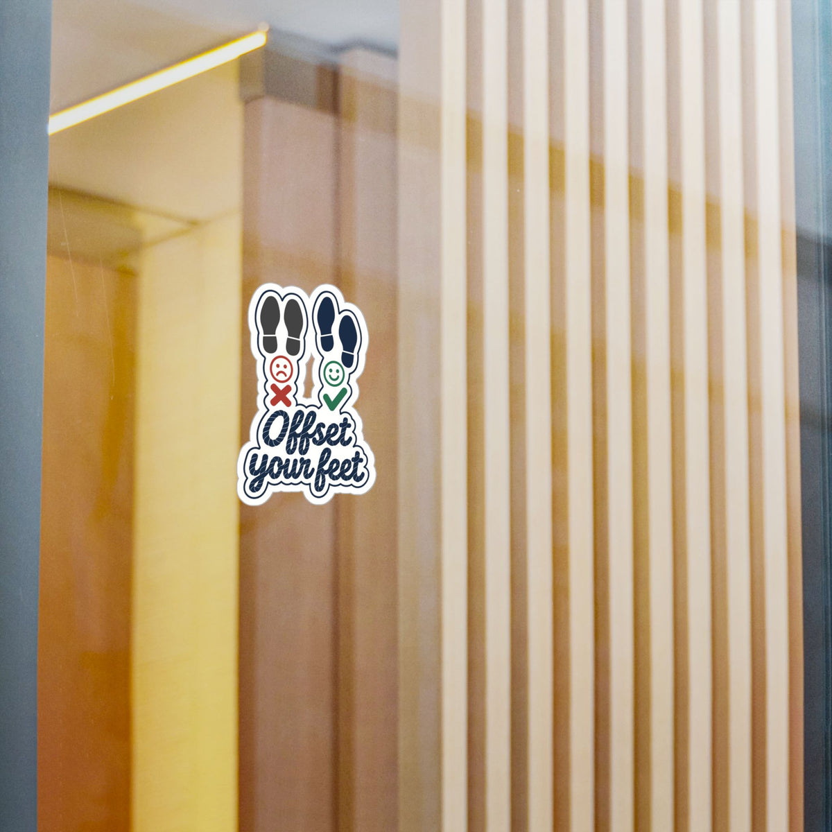 Line Dance Sticker – Offset Your Feet Design for Country-Life Fans, Western Dancer Decals for Laptop or Water Bottle