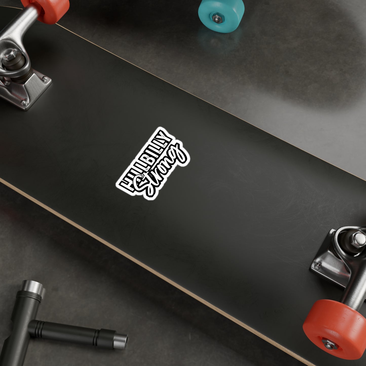 Hillbilly Strong - Hillybilly Sticker for Wall, Laptop, Window, Truck, Car Hillybilly Gift Vinyl Redneck Decal Sticker