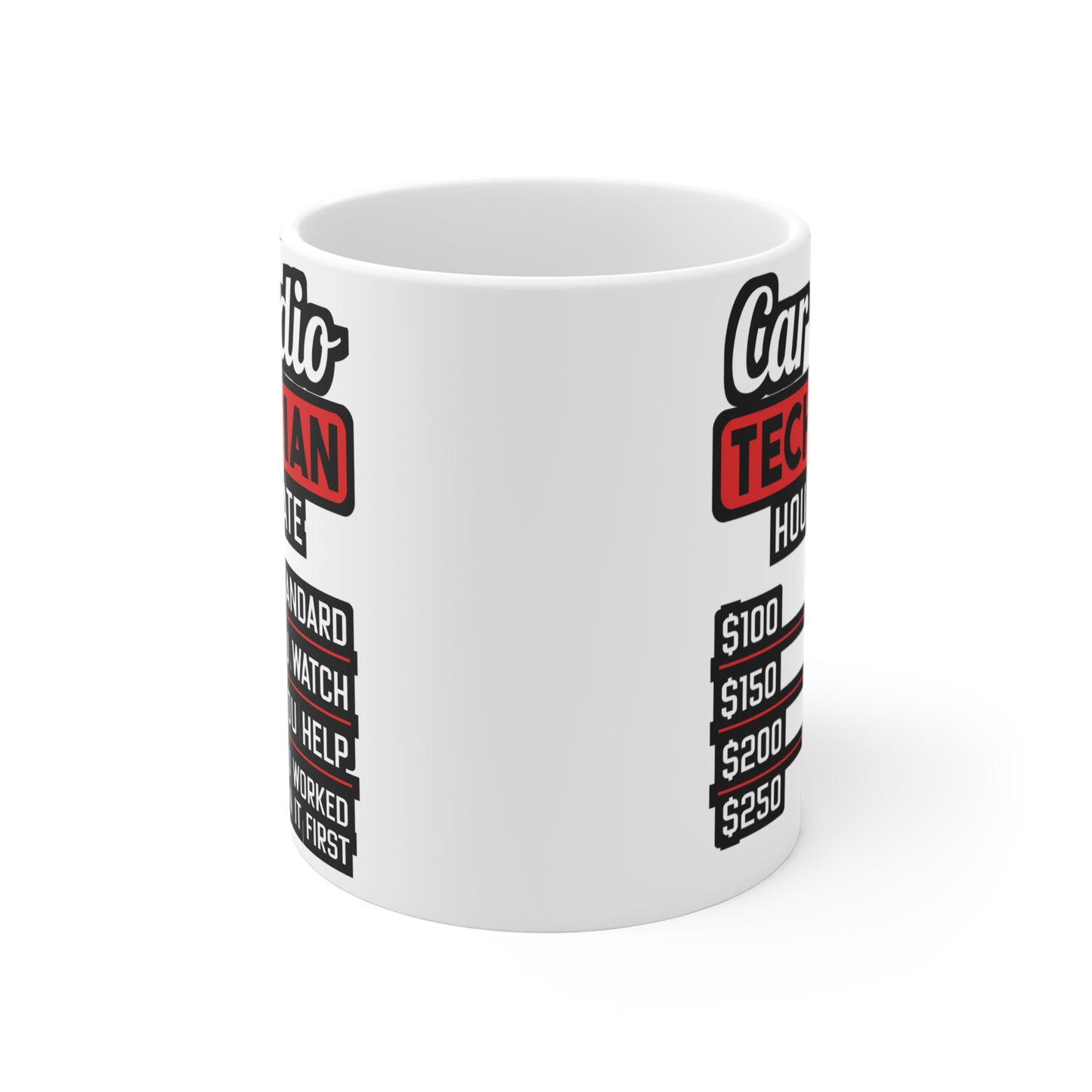 Car Audio Technician Hourly Rate - Car-stereo Mug for Coffee 11oz. Car-stereo Cup, White ceramic, Car-audio Mug - Car-stereo Gift