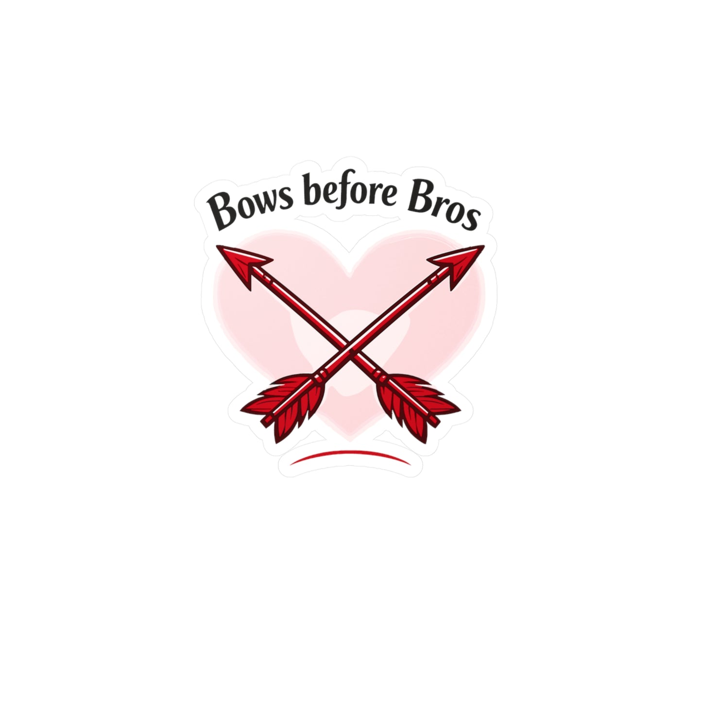 Archery Sticker Bows before Bros Funny Archer Hunting Shoot Design, Waterproof Vinyl Decals for Laptop Water Bottle