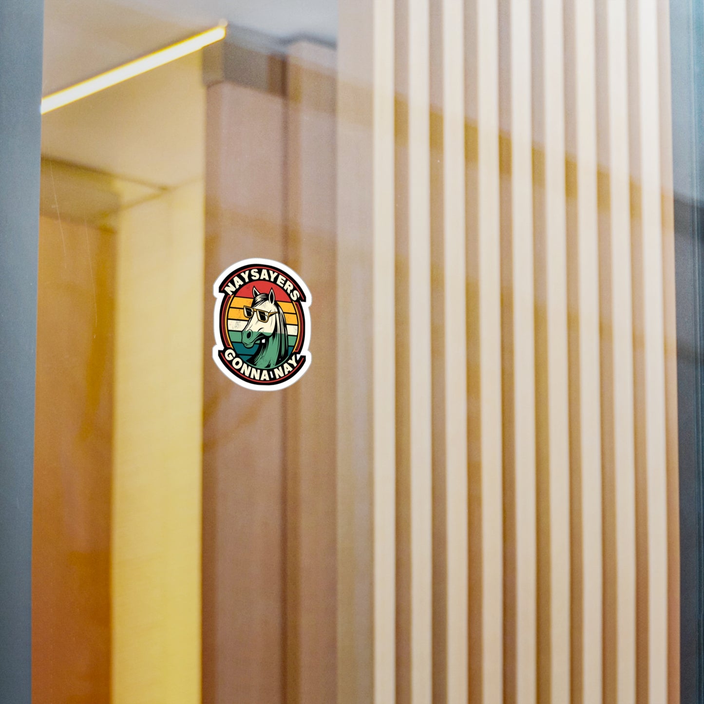 Naysayers Gonna Nay - Horse Sticker for Car Window Laptop Sticker. Water Bottle Sticker, Vinyl Pasture Decal, Neigh Sticker - Horse Gift