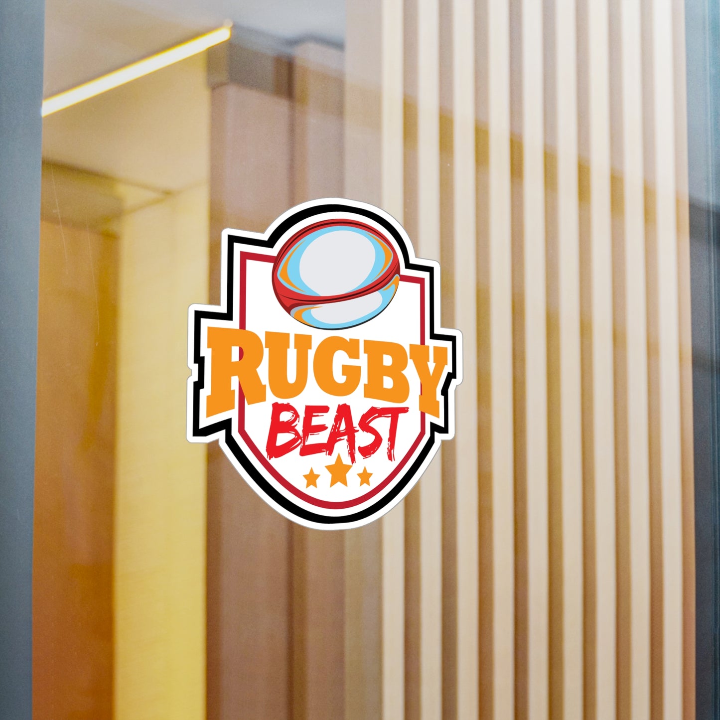 Rugby Player - Rugby player Sticker for Laptop Sticker. Water Bottle Sticker, Vinyl Quote Decal - Rugby player Gift